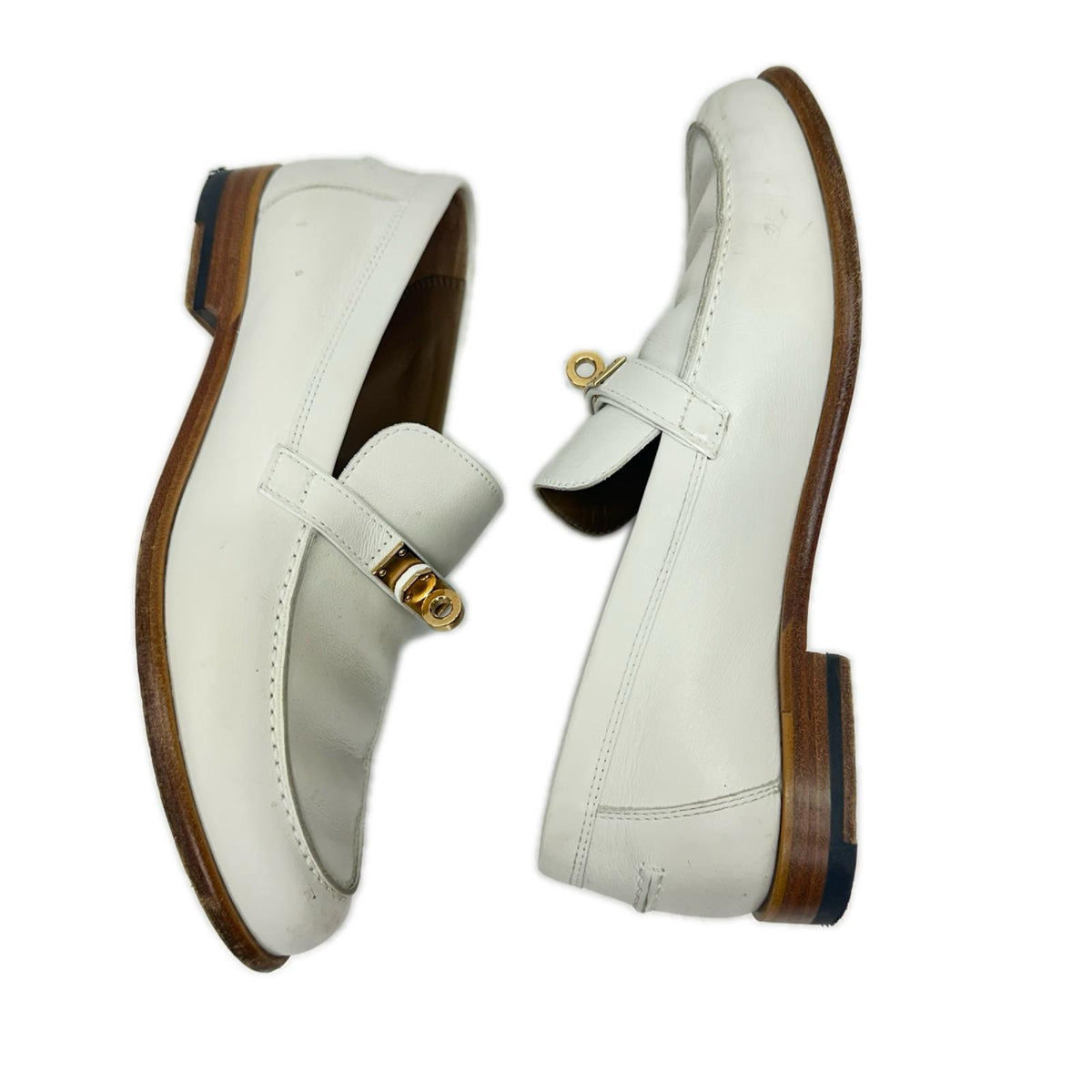 HERMES DESTIN LOAFER 白 (37)