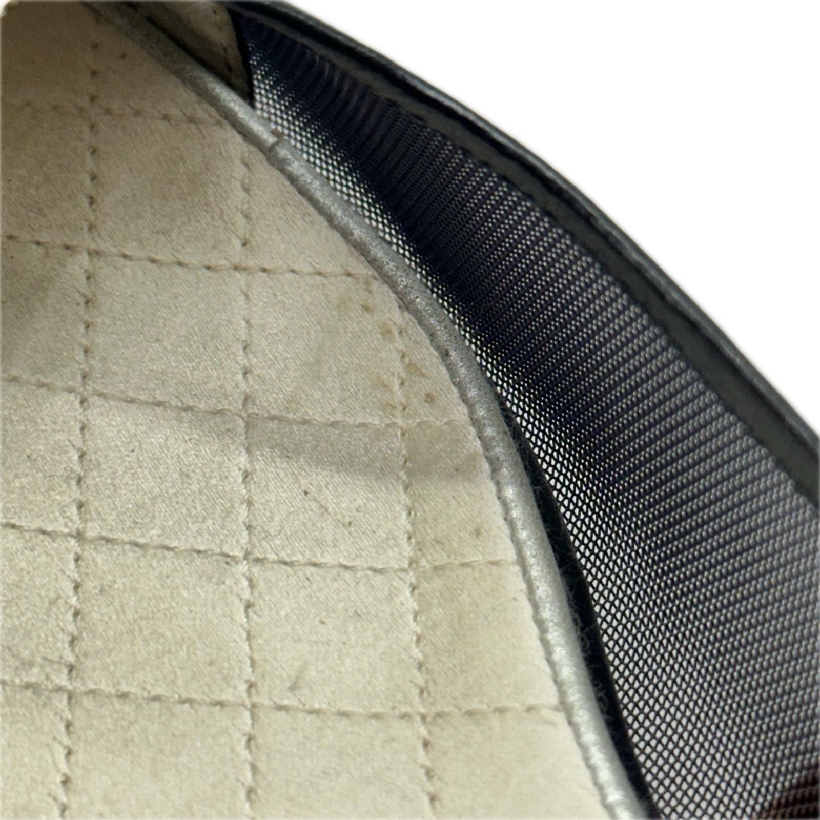 CHANEL メッシュフラットシューズ 黒 (34)