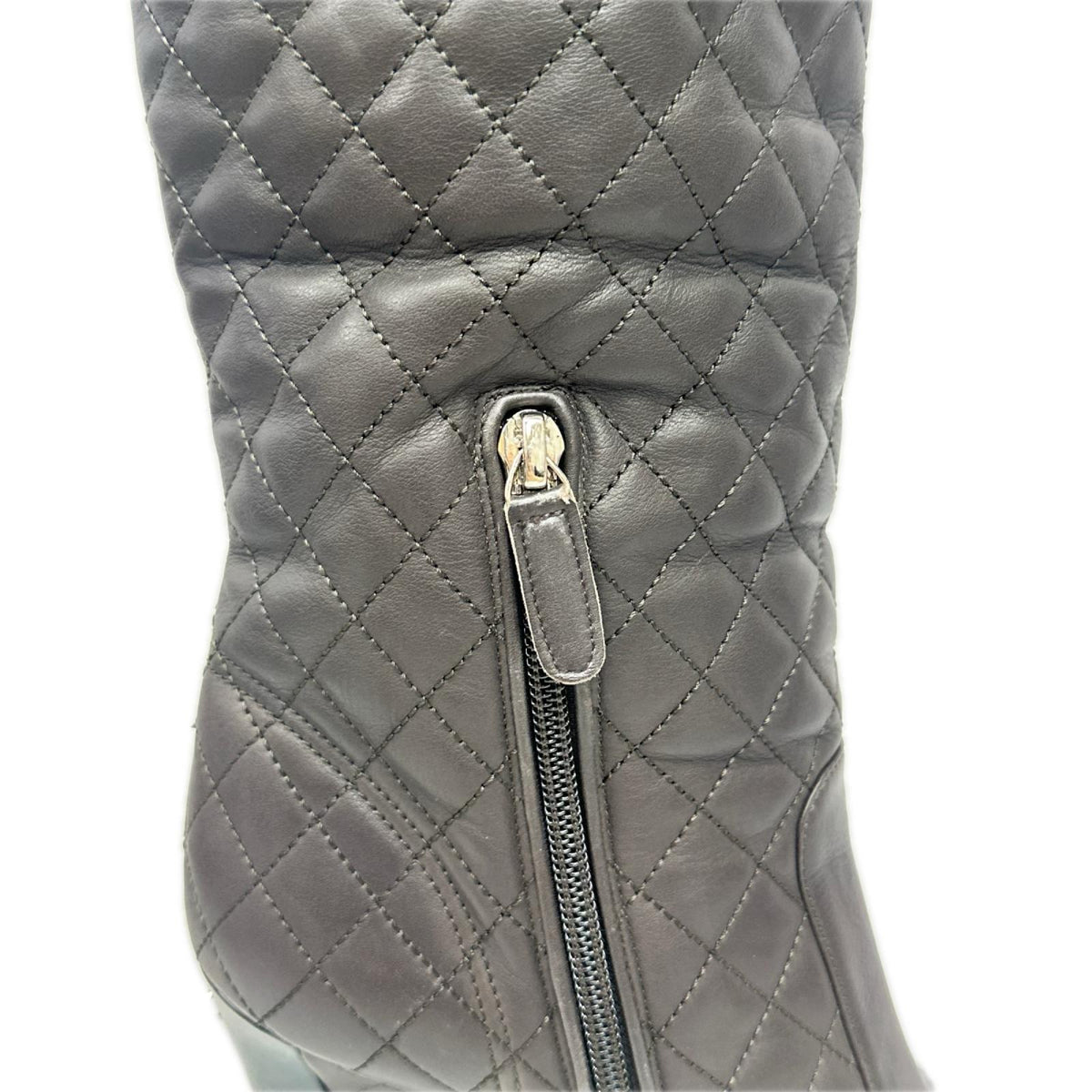 CHANEL ﾏﾄﾗｯｾﾛﾝｸﾞﾌﾞｰﾂ 茶