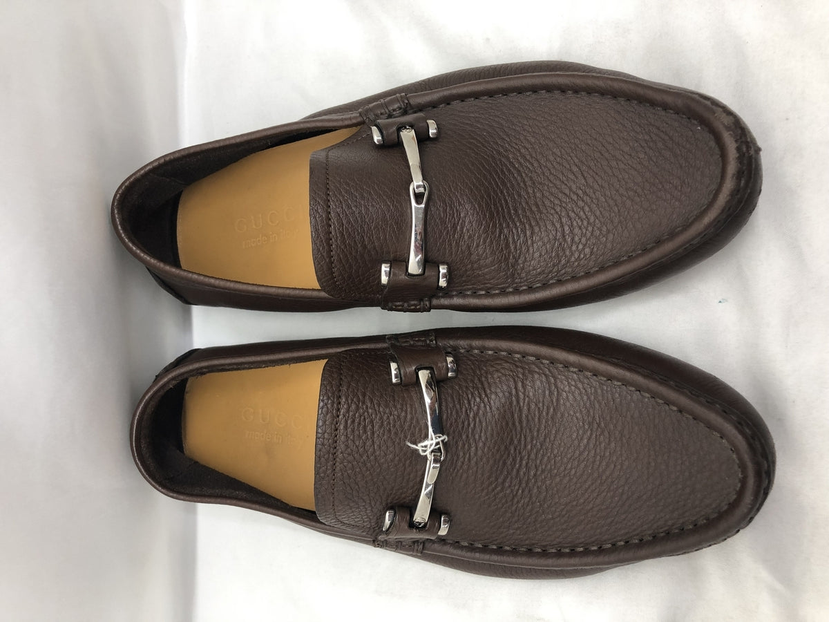 GUCCI ドライビングシューズ ホースビット 茶 6