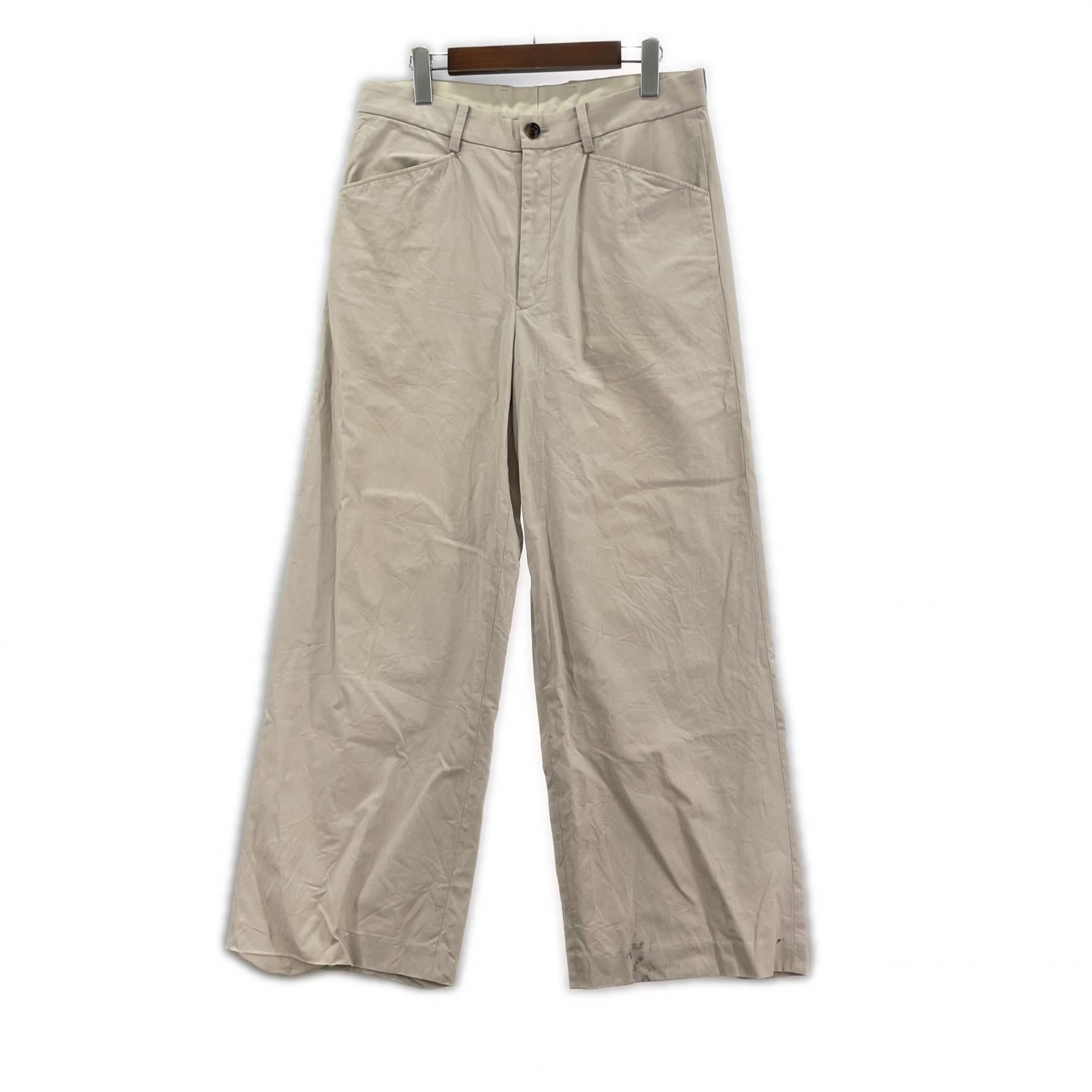 パンツ NASHIJI COTTON / BELTED WIDE PANTS 2 2 ベージュ