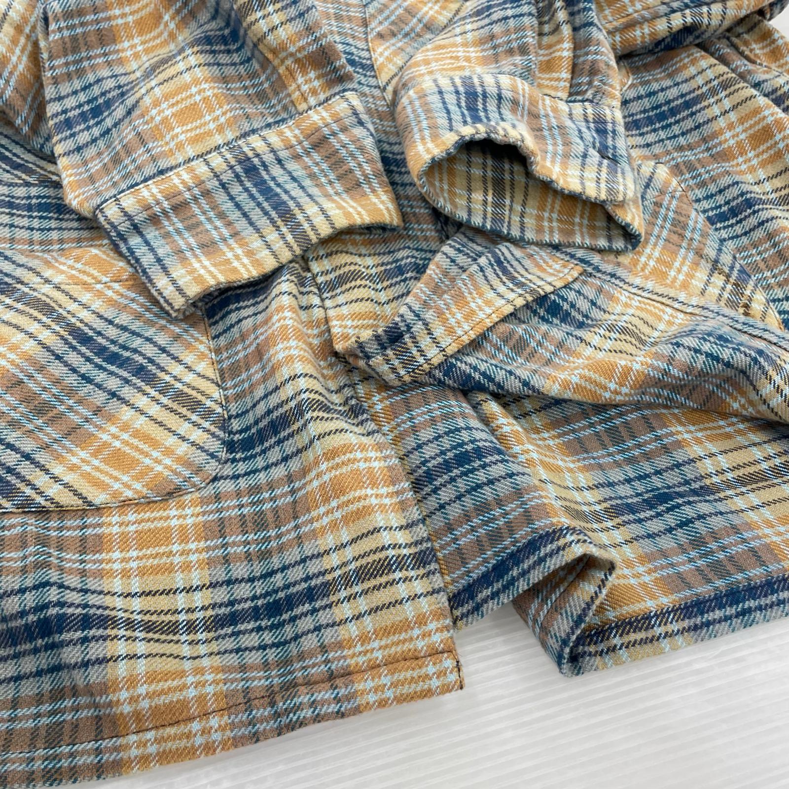 長袖シャツ 6 Pocket Shirt -Twill Plaid L L