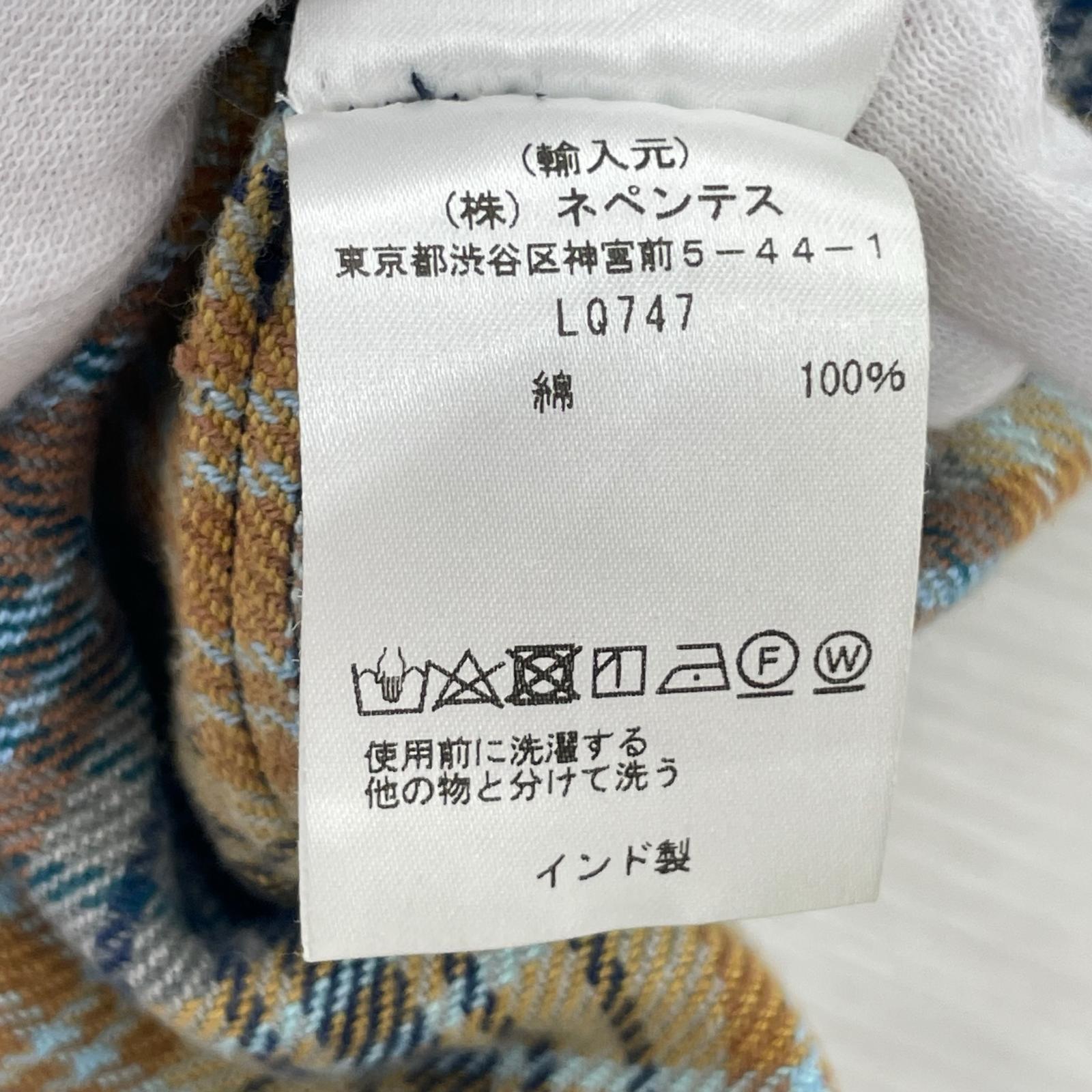 長袖シャツ 6 Pocket Shirt -Twill Plaid L L