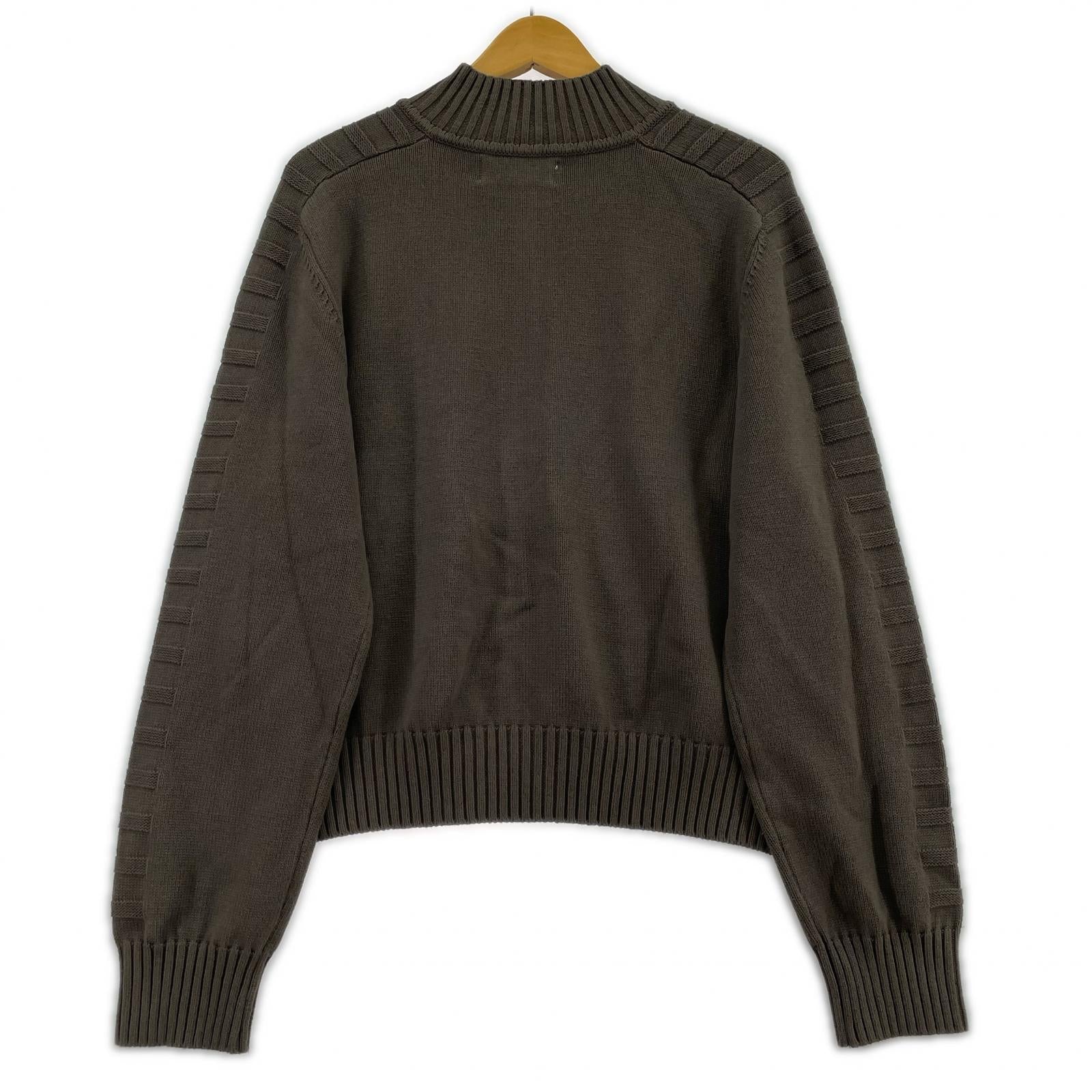 ジャケット フルジップニット S