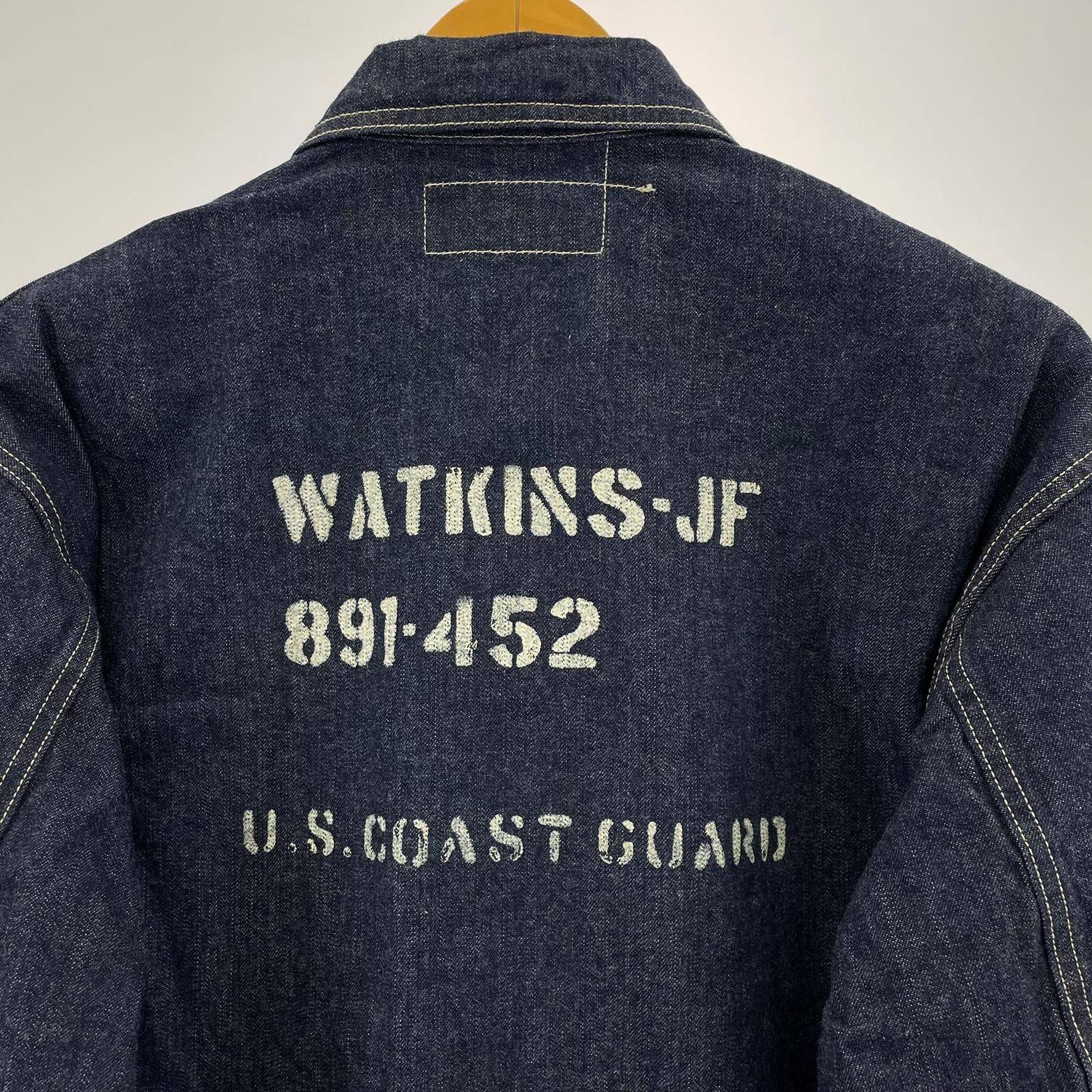 デニムジャケット COLIMBO NAVAL WORK JKT N-3 TYPE 12oz Denim ZB-0109 (S) S ネイビー