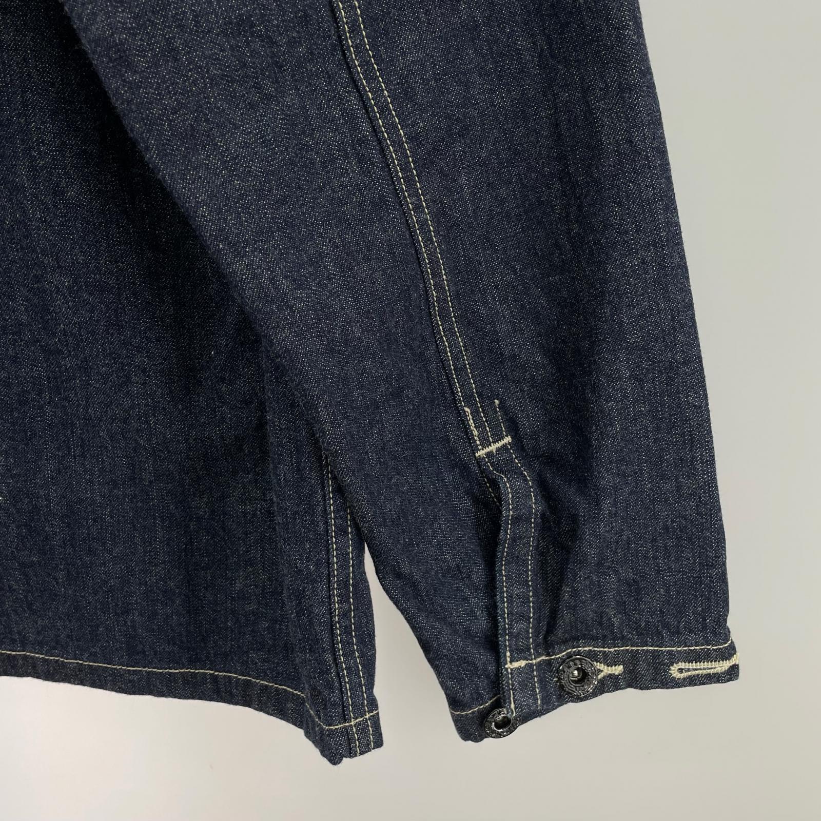 デニムジャケット COLIMBO NAVAL WORK JKT N-3 TYPE 12oz Denim ZB-0109 (S) S ネイビー