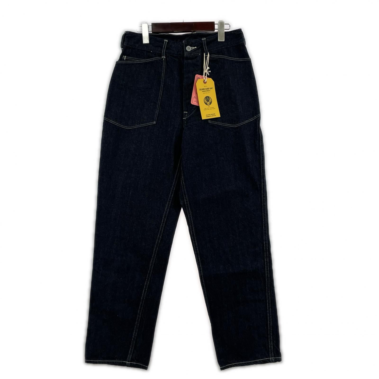 デニムパンツ COLIMBO ARMY DENIM PANTS CUSTOM HARRISON ZB-0201 INDIGO (S) S ネイビー