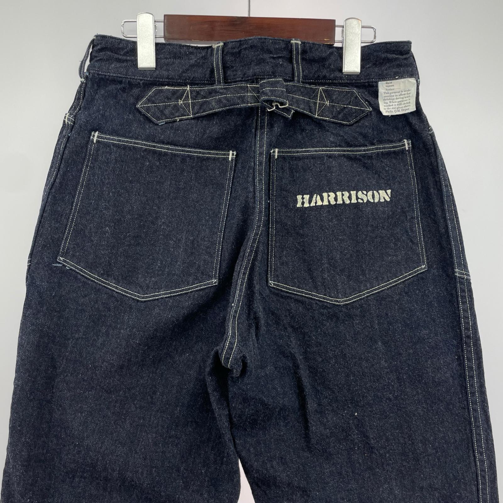 デニムパンツ COLIMBO ARMY DENIM PANTS CUSTOM HARRISON ZB-0201 INDIGO (S) S ネイビー