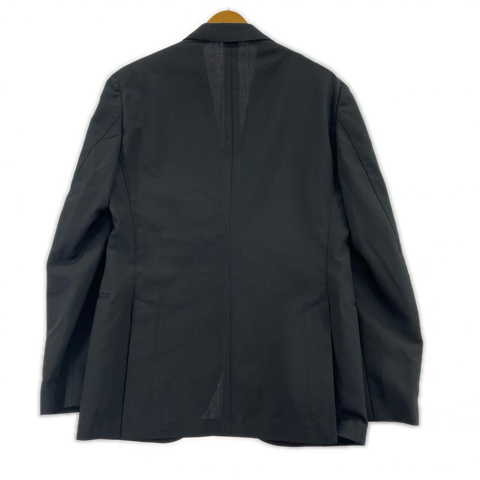 ジャケット LARDINI ウール 2Bジャケット 46 黒 46 ブラック