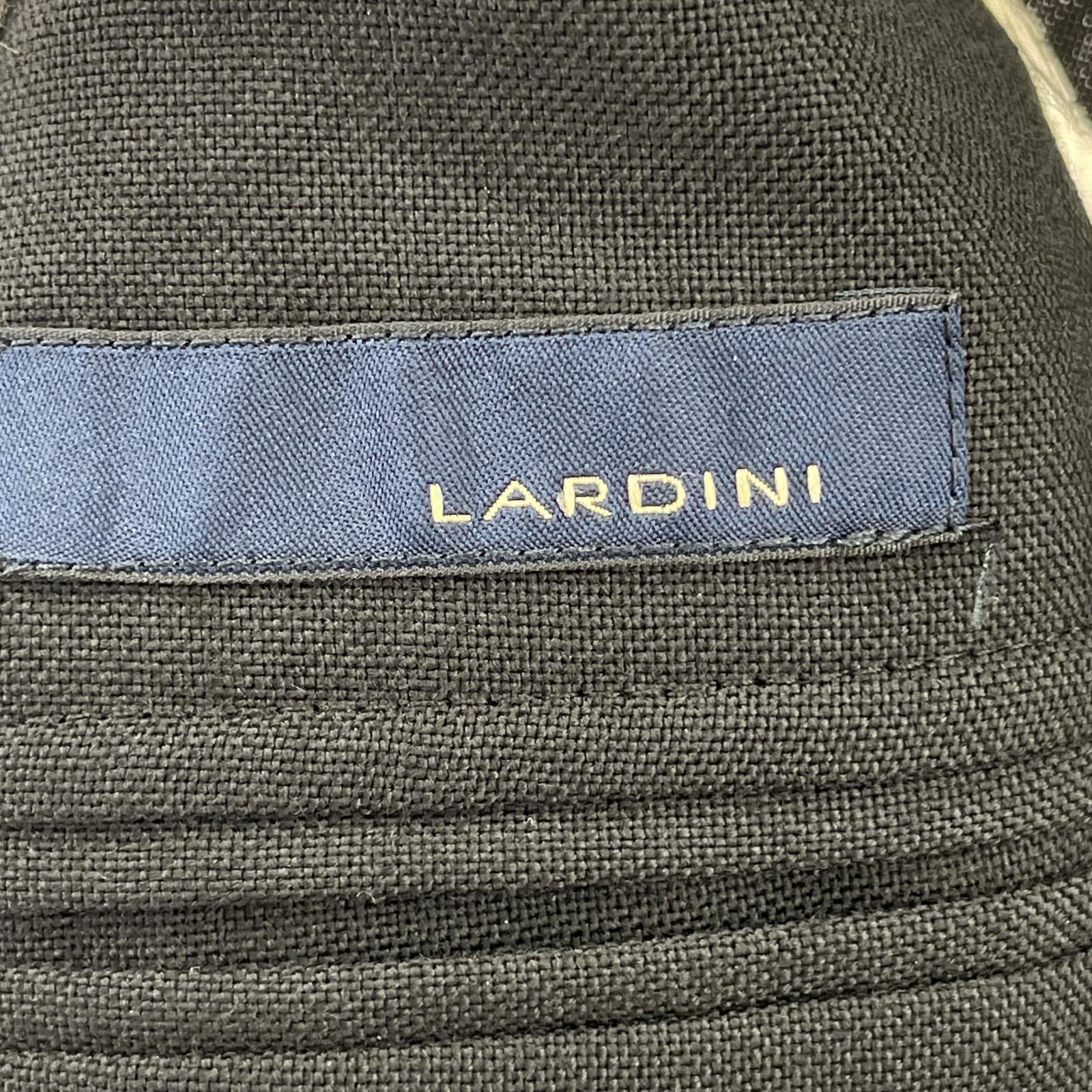 ジャケット LARDINI ウール 2Bジャケット 46 黒 46 ブラック