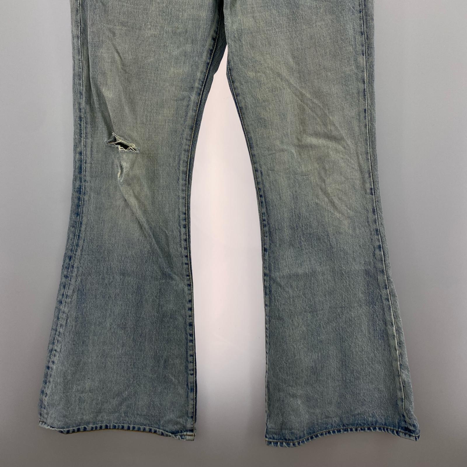 デニムパンツ FADED BELL-BOTTOM DENIM PANTS (34) 34 ブルー