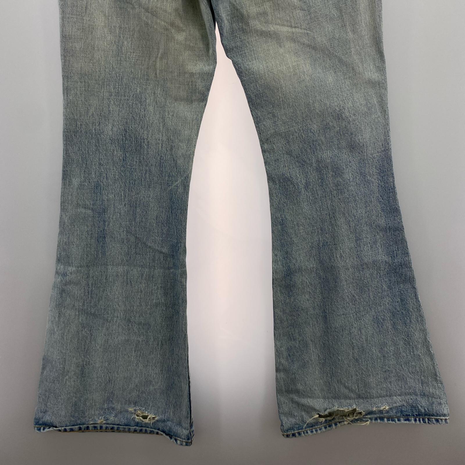 デニムパンツ FADED BELL-BOTTOM DENIM PANTS (34) 34 ブルー