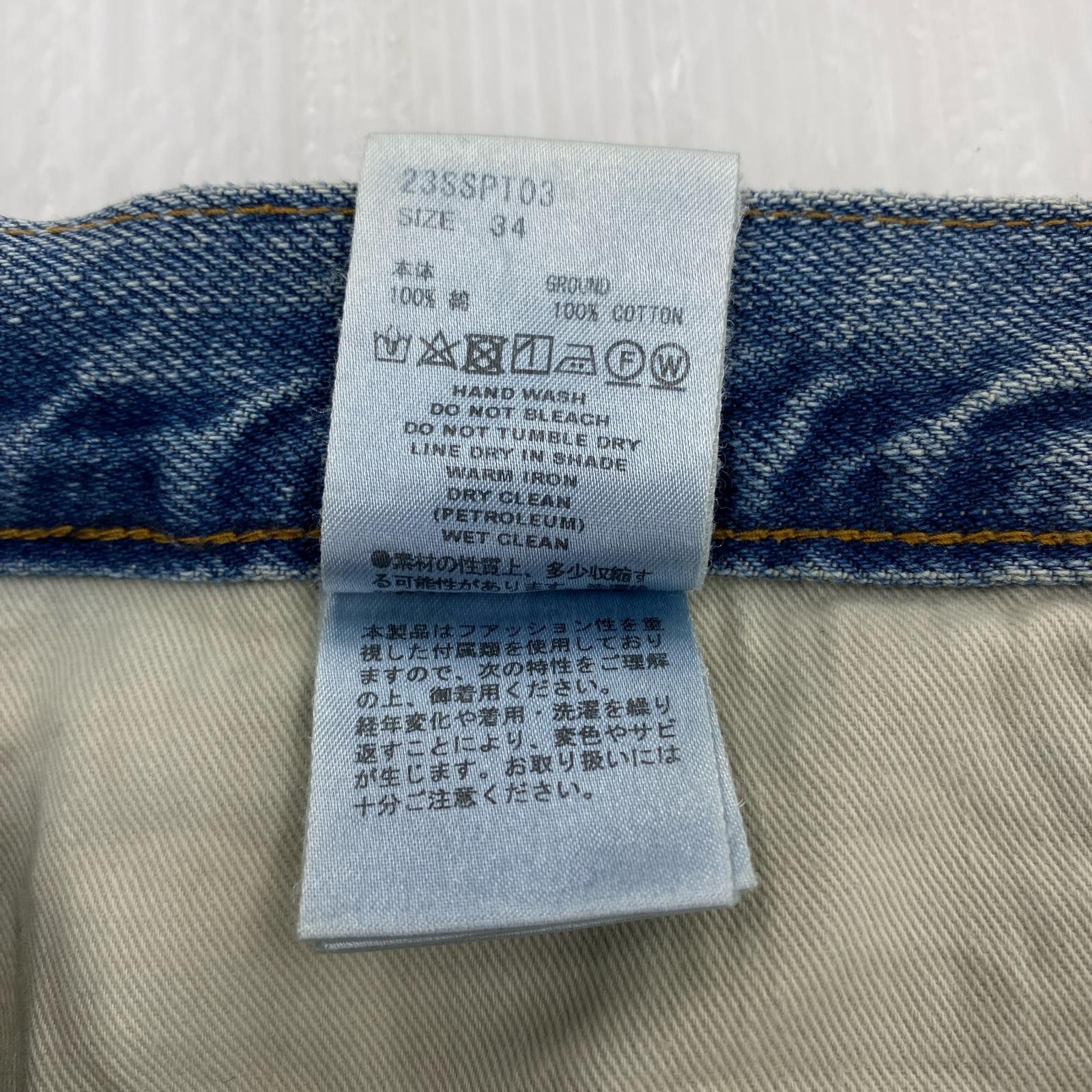 デニムパンツ FADED BELL-BOTTOM DENIM PANTS (34) 34 ブルー
