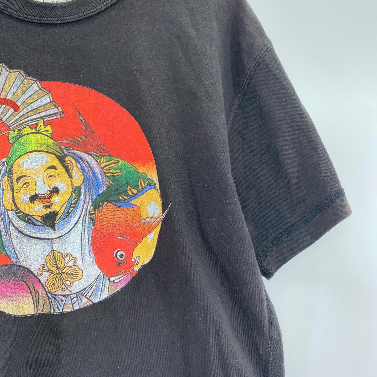 半袖Ｔシャツ プリントえびす ブラック