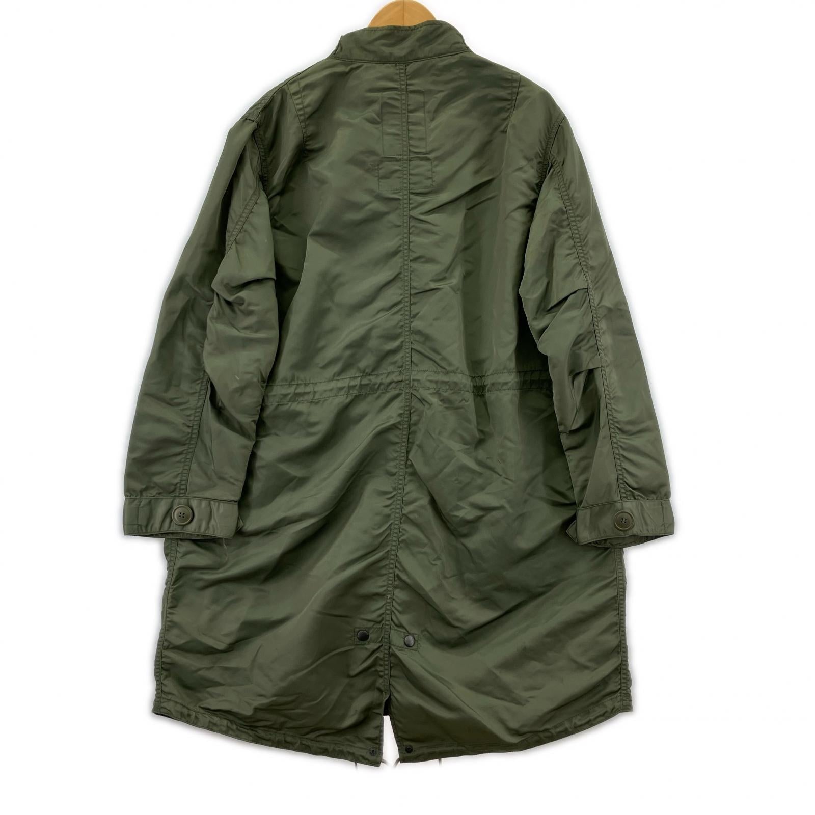 ジャケット ×ALPHA INDUSTRIES ミリタリーコート S カーキ