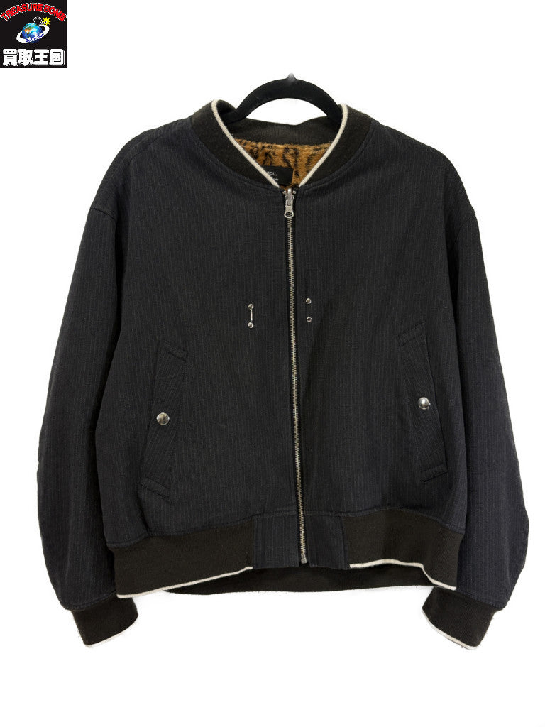 ジャケット ensou. 24AW Reversible Bomber Jacket