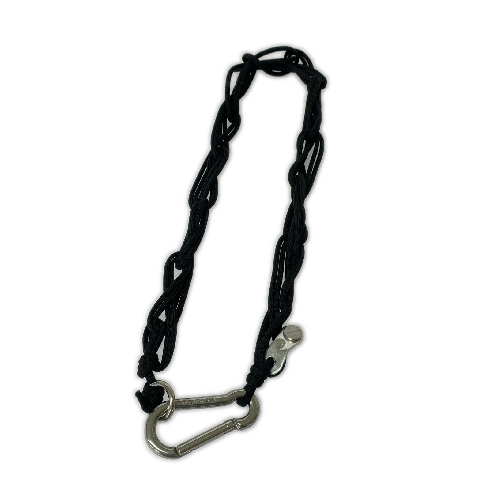 その他アクセサリー nulabel NATURAL DYED NYLONROPE CARABINER ブラック