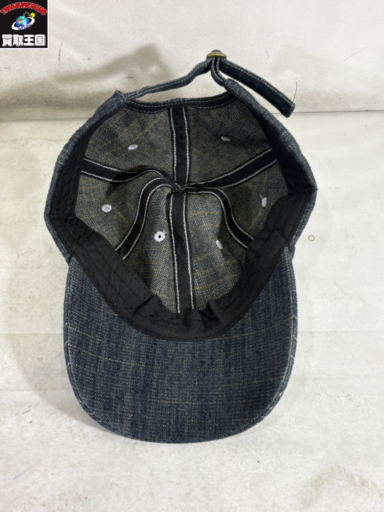 キャップ FADED SLUB DENIM CAP
