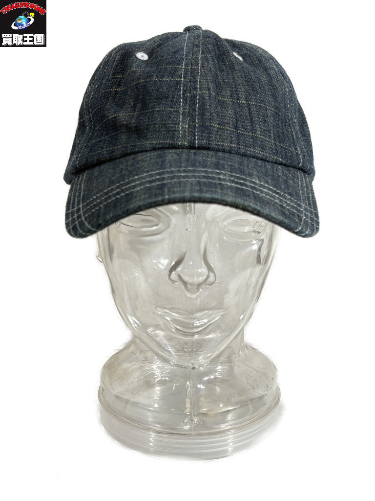 キャップ FADED SLUB DENIM CAP