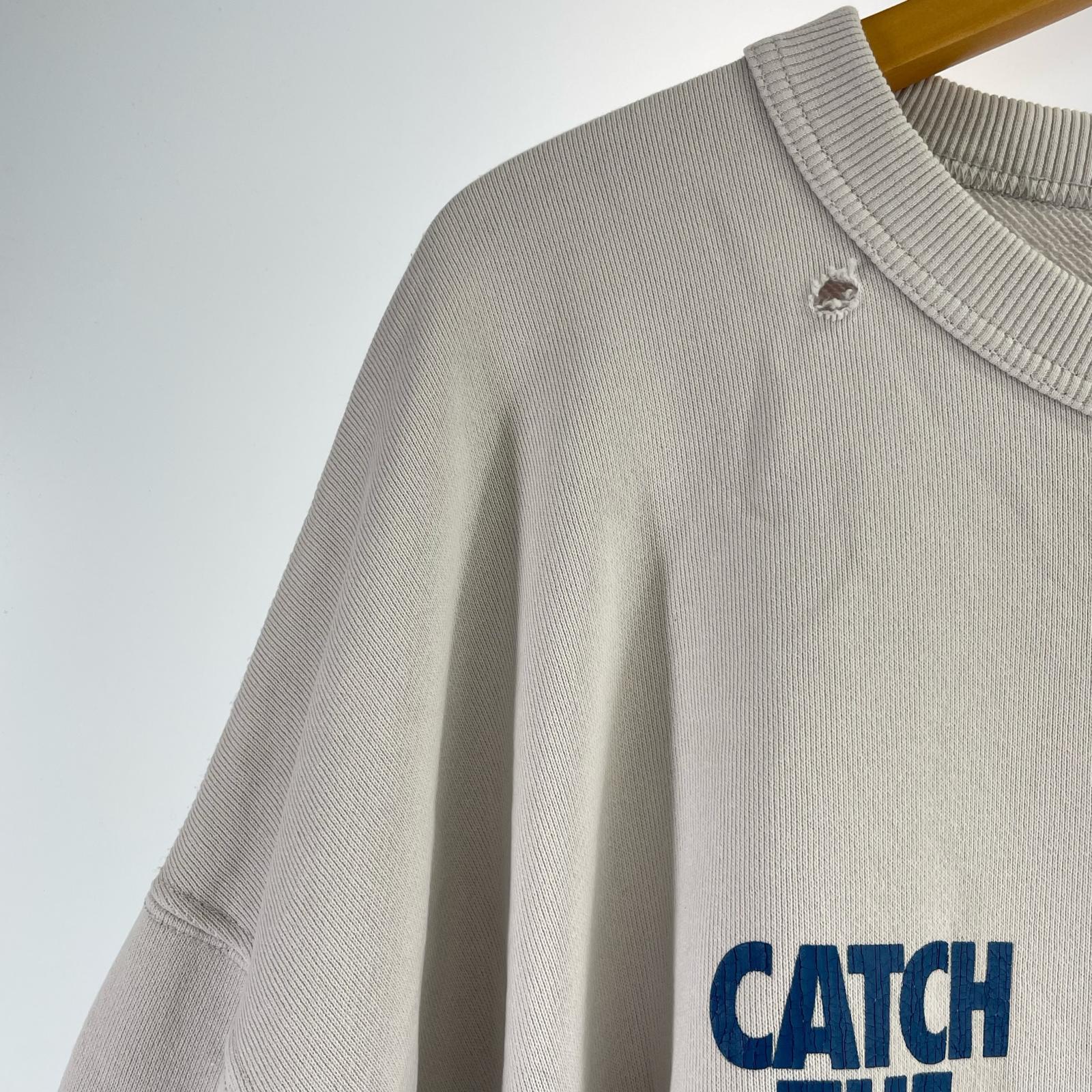 スウェット WS WASHED SWEAT CREWNECK XXL グレー
