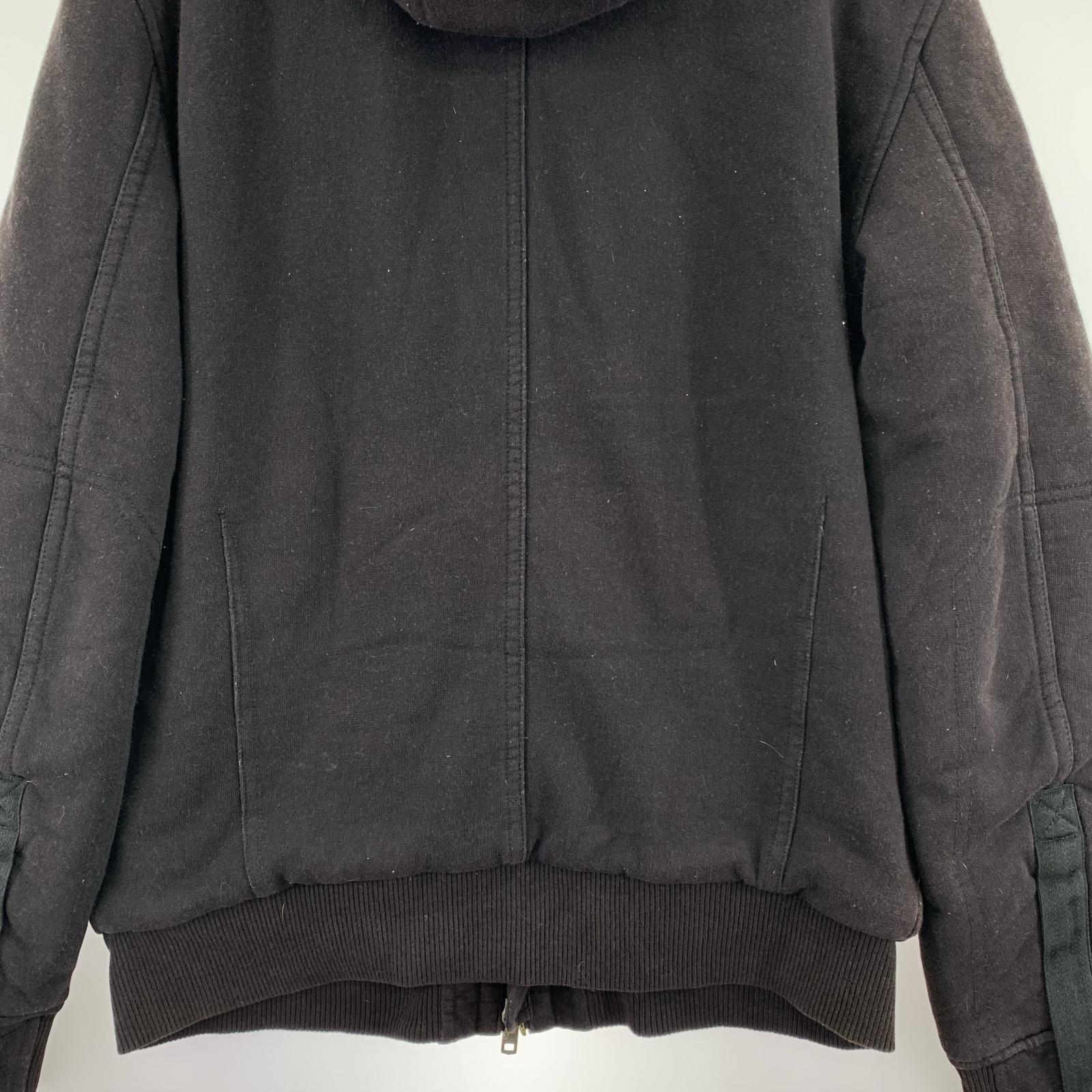 パーカー 裏ボア BLK XL ブラック