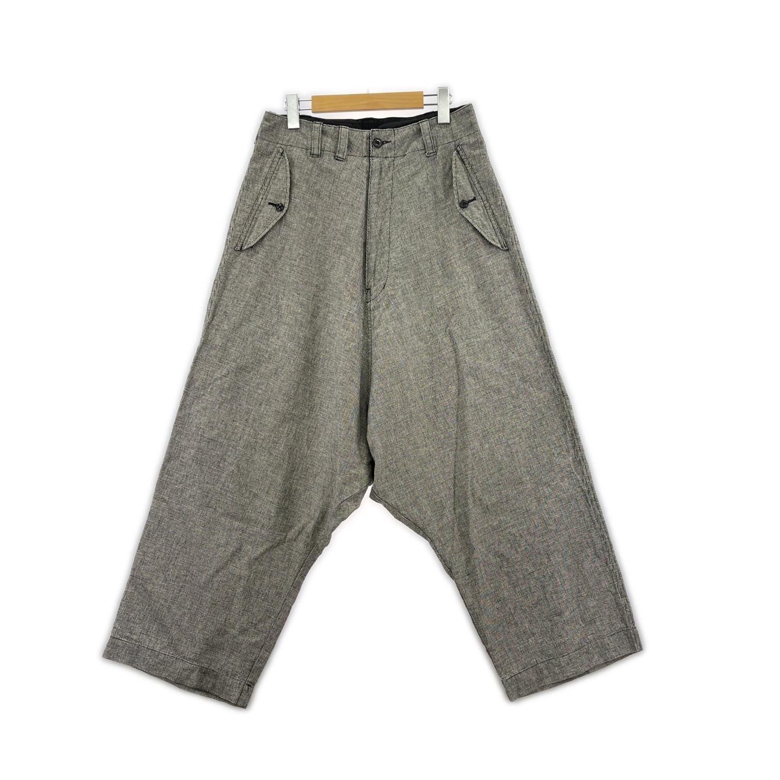 パンツ pour homme 10SS ギンガム サルエル (2) 2 グレー