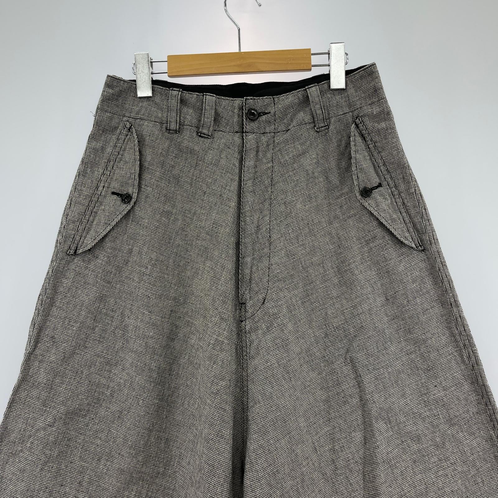 パンツ pour homme 10SS ギンガム サルエル (2) 2 グレー