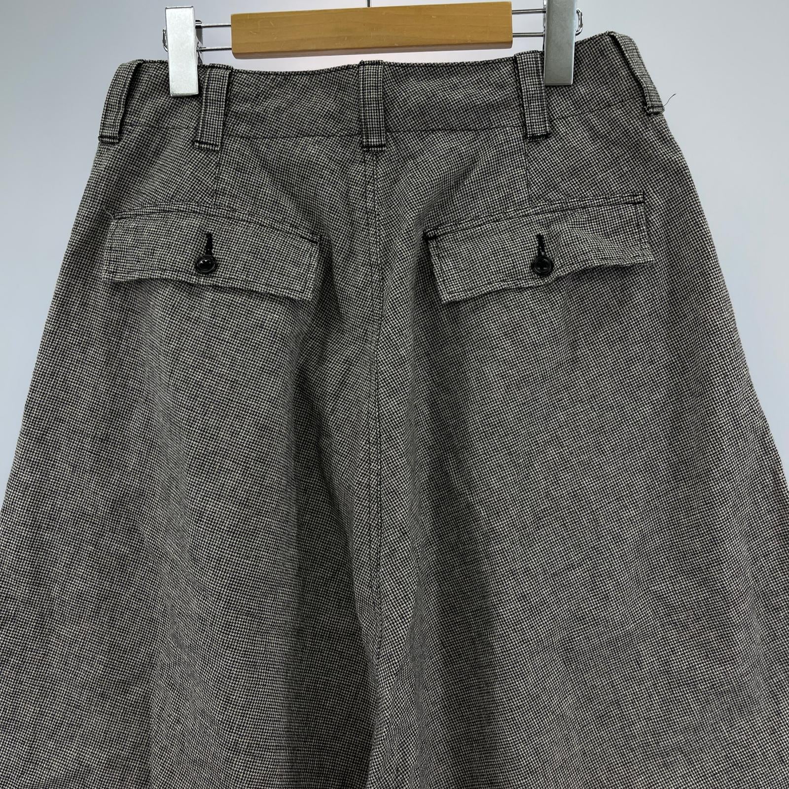パンツ pour homme 10SS ギンガム サルエル (2) 2 グレー