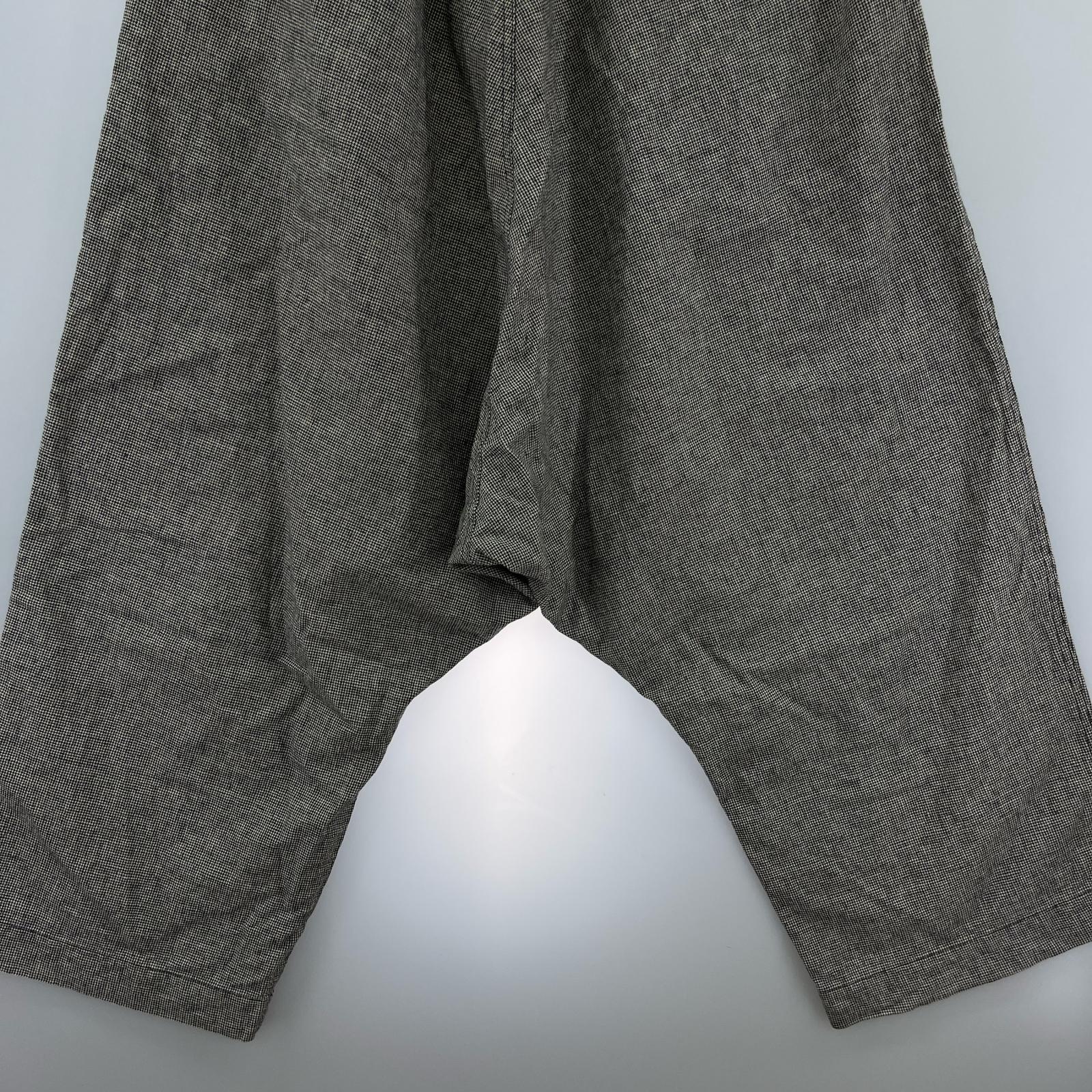 パンツ pour homme 10SS ギンガム サルエル (2) 2 グレー
