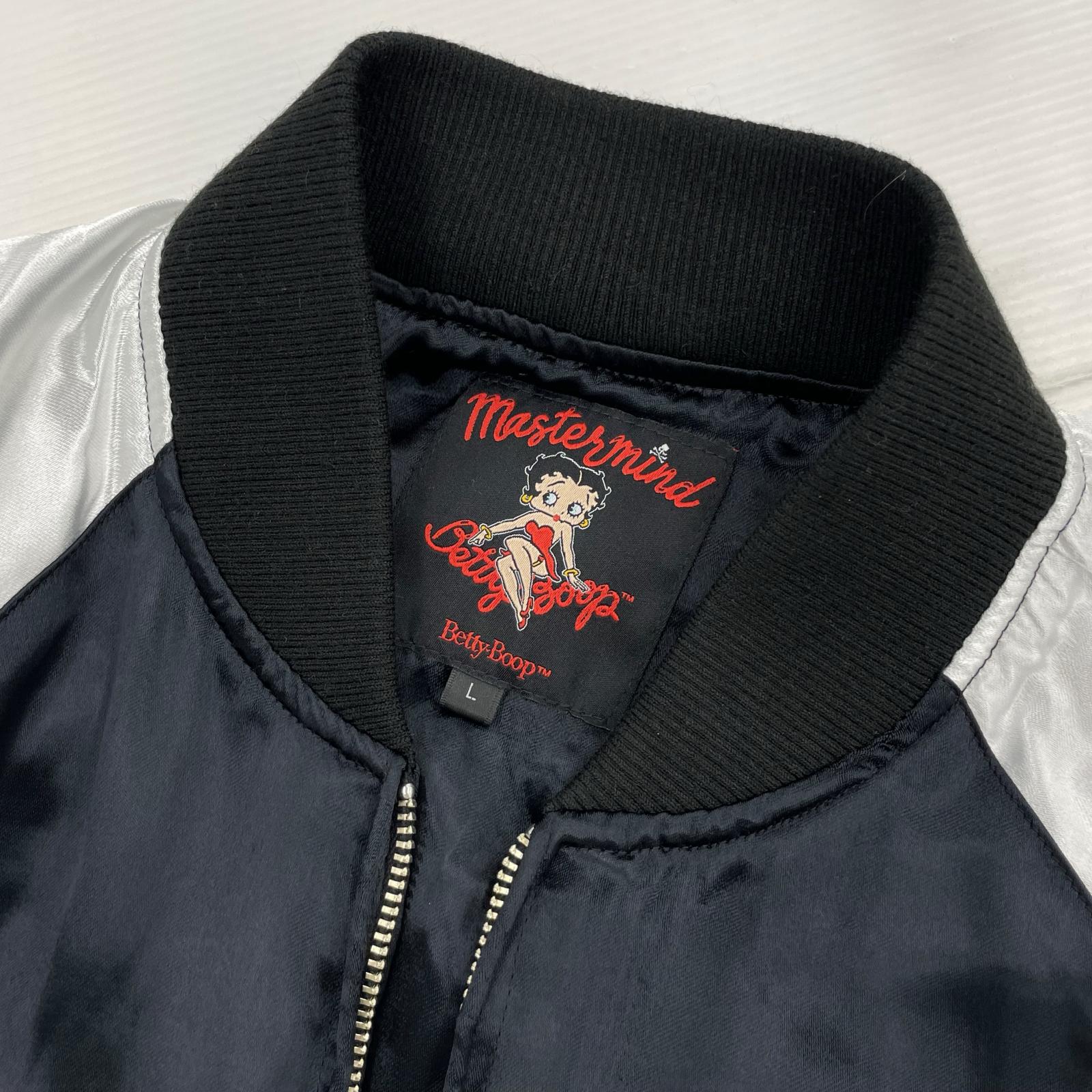 ジャケット MASTERMIND WORLD Betty Boop スカジャン L L