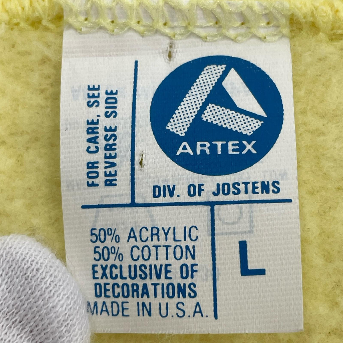 スウェット 70S-80S ARTEX US.ARMY スウェット 黄 (L) L イエロー