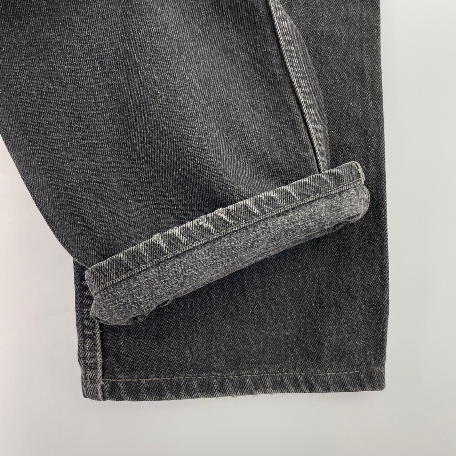 デニムパンツ 501 96年製 USA製 ブラックデニムパンツ ボタン裏522 29 ブラック
