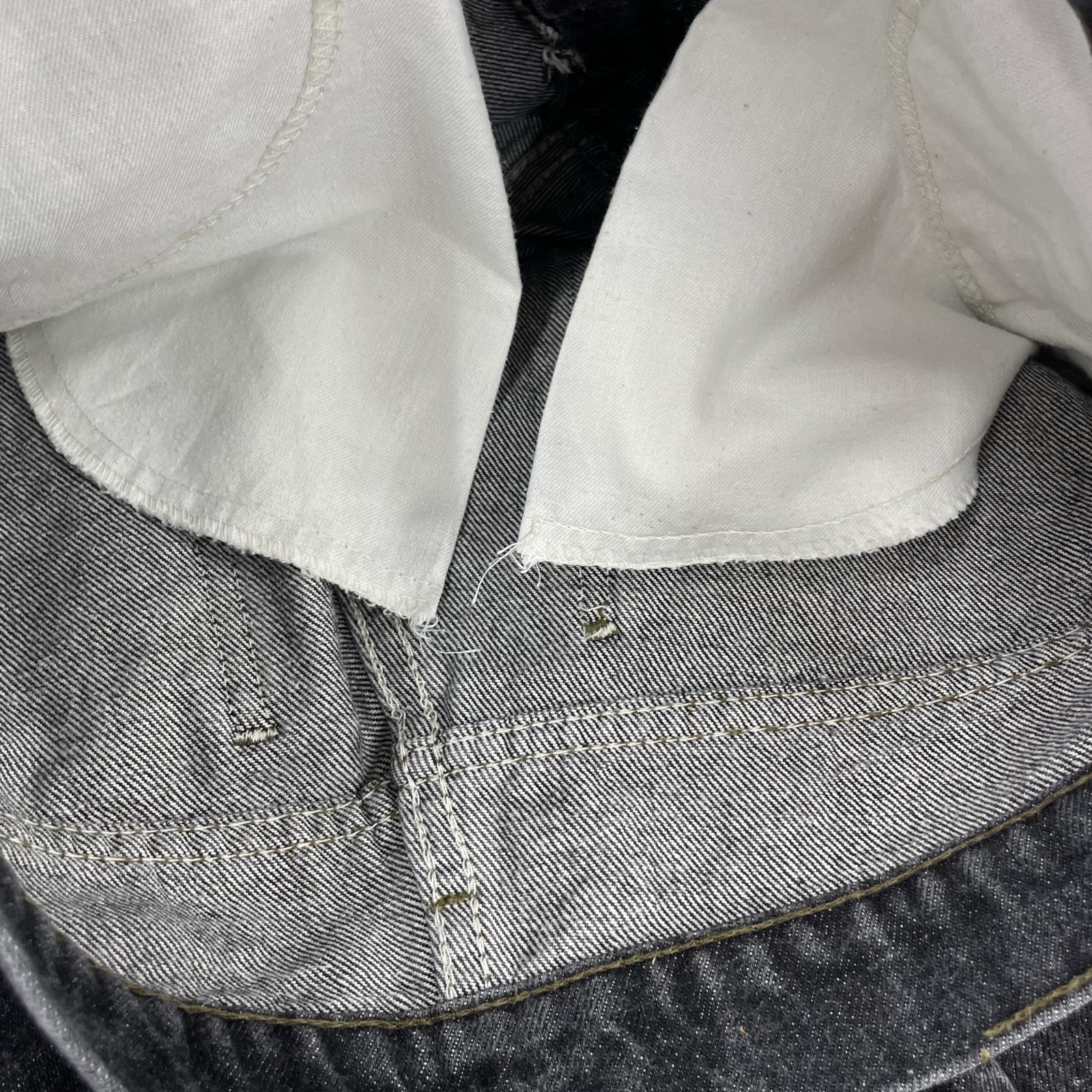 デニムパンツ 00S ボタン裏532 後染めブラックデニムパンツ 30 ブラック