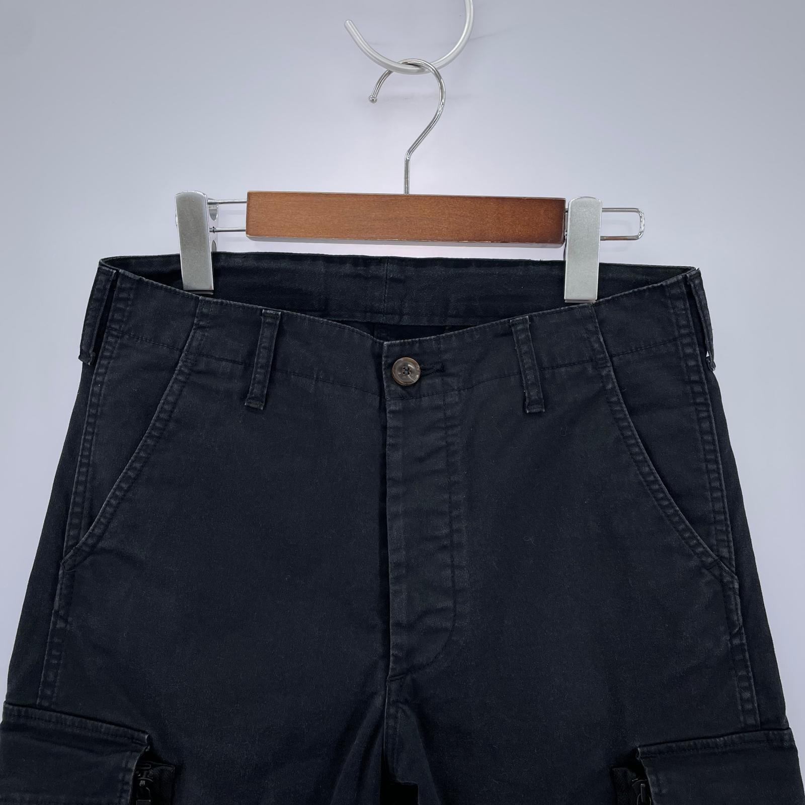 パンツ カーゴパンツ ブラック S ブラック