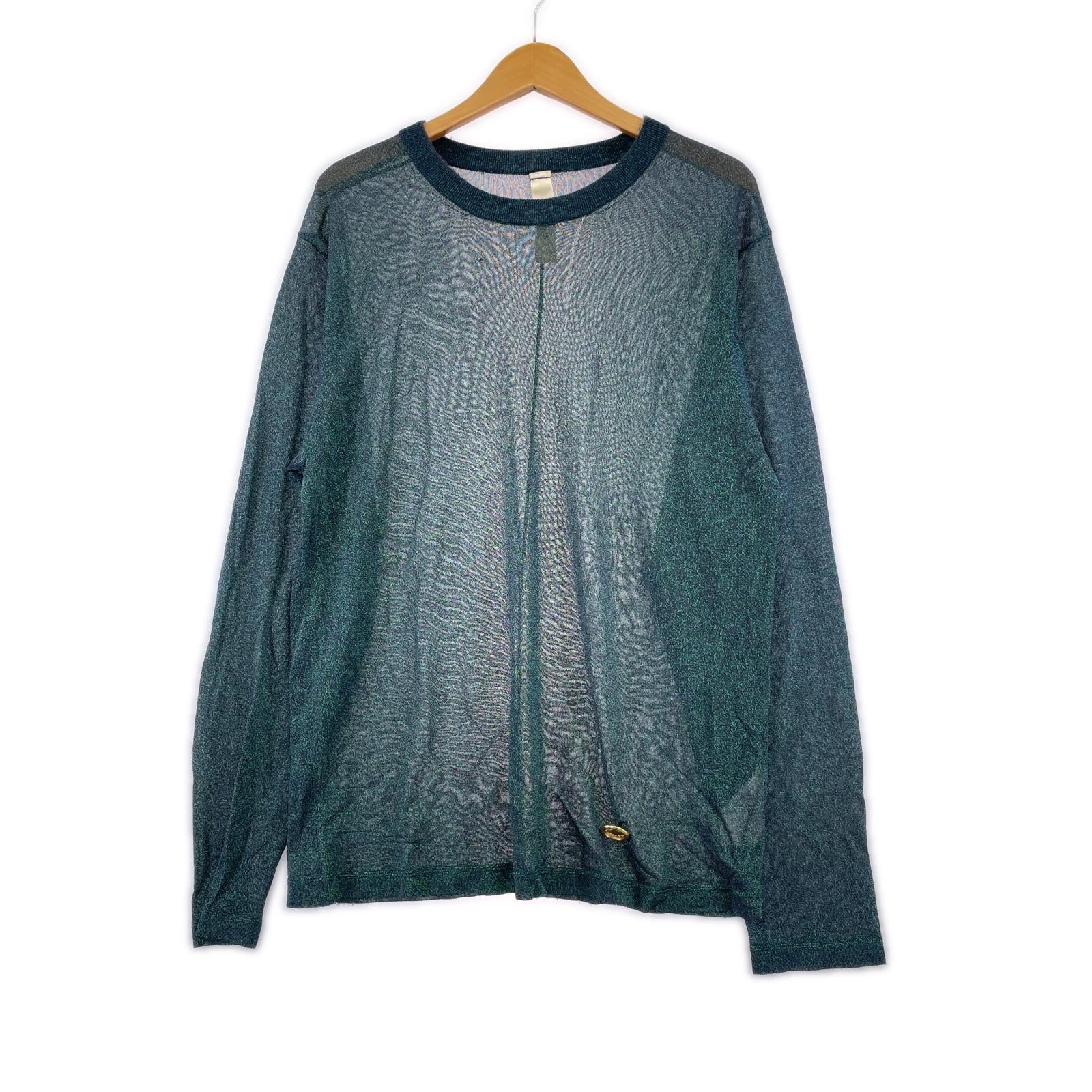 長袖Ｔシャツ 25SS ラメLSTEE M グリーン