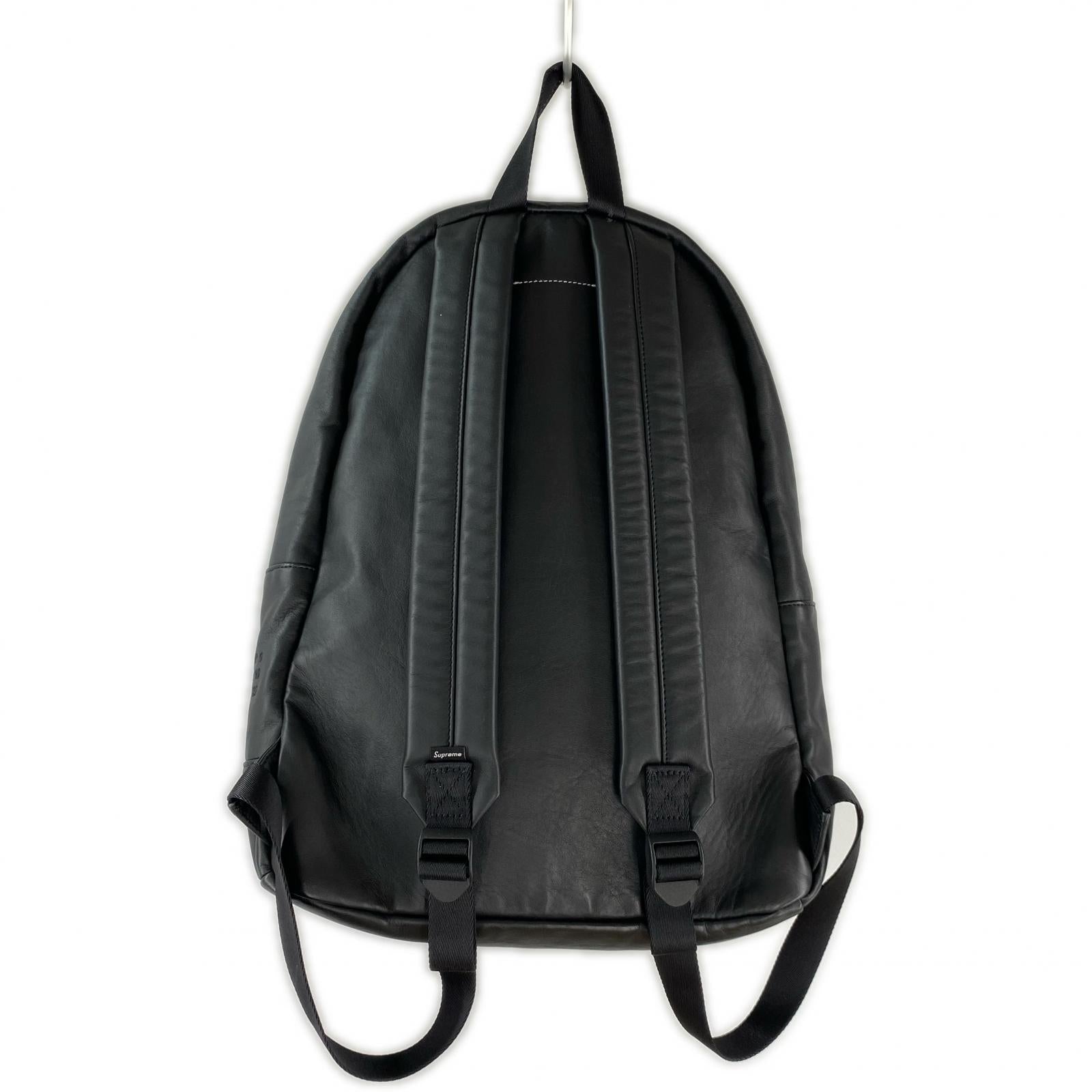 リュック・デイパック MM6 Eagle Leather Backpack ブラック
