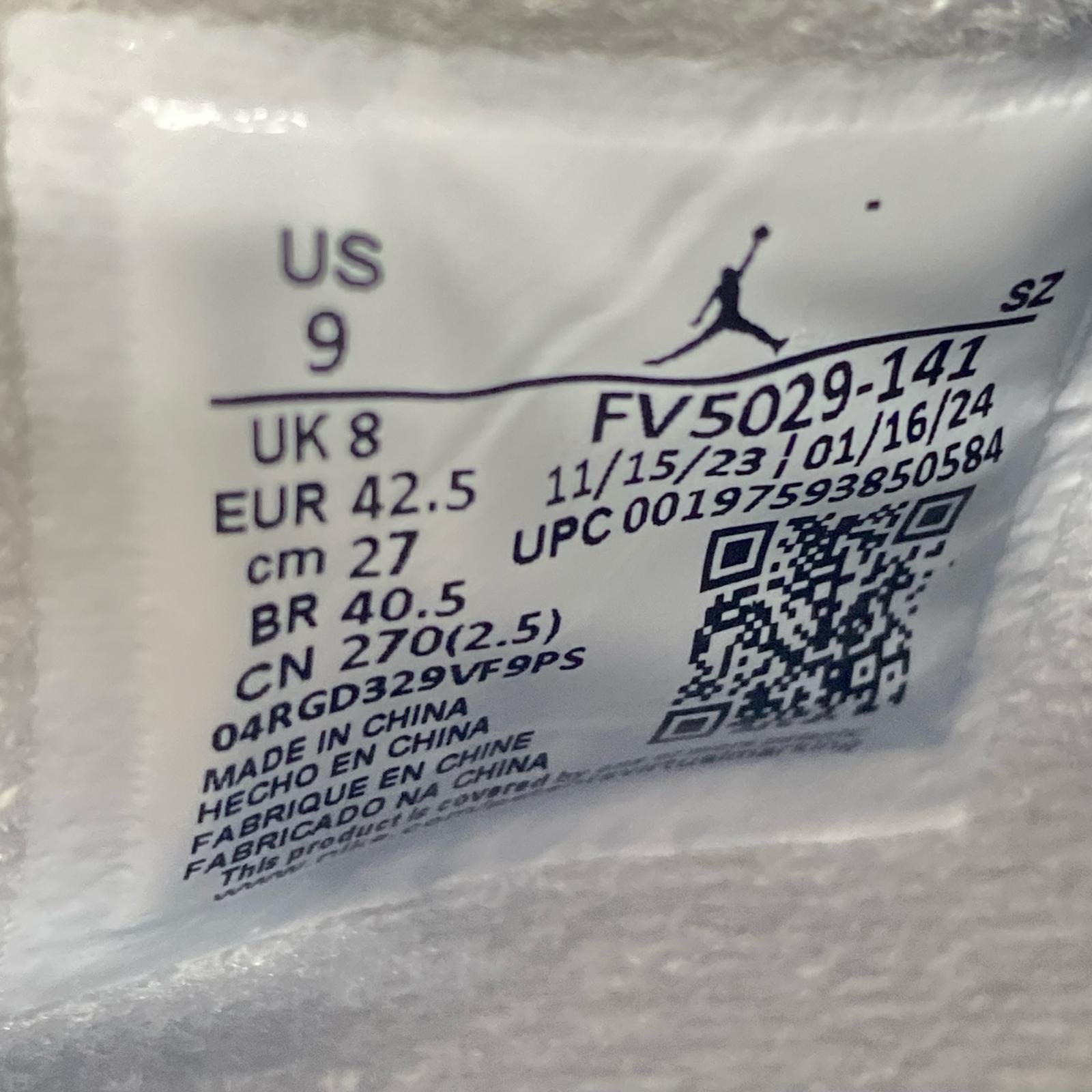 スニーカー Air Jordan 4 Retro Industrial Blue 27cm (US9 UK8 1/2 EU44) ホワイト