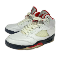 スニーカー Air Jordan 5 Retro Fire Red 26cm (US8 UK7 1/2 EU42) ホワイト