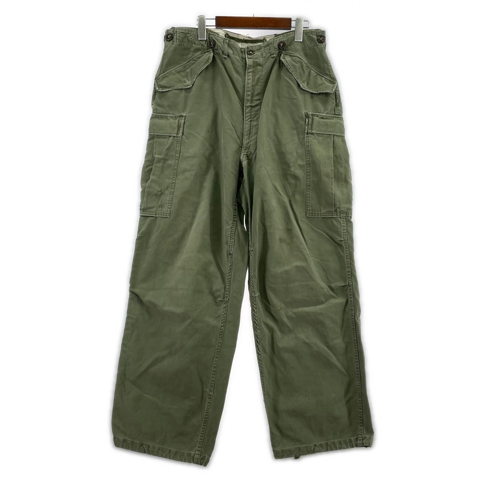 パンツ M-51 WALDES コの字ジップ Size:Medium カーキ