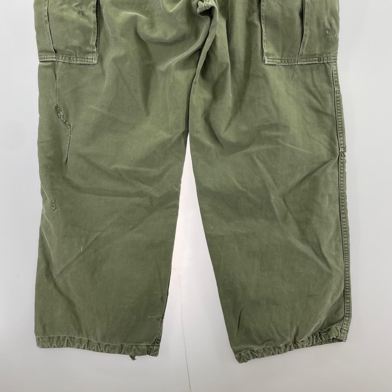 パンツ M-51 WALDES コの字ジップ Size:Medium カーキ