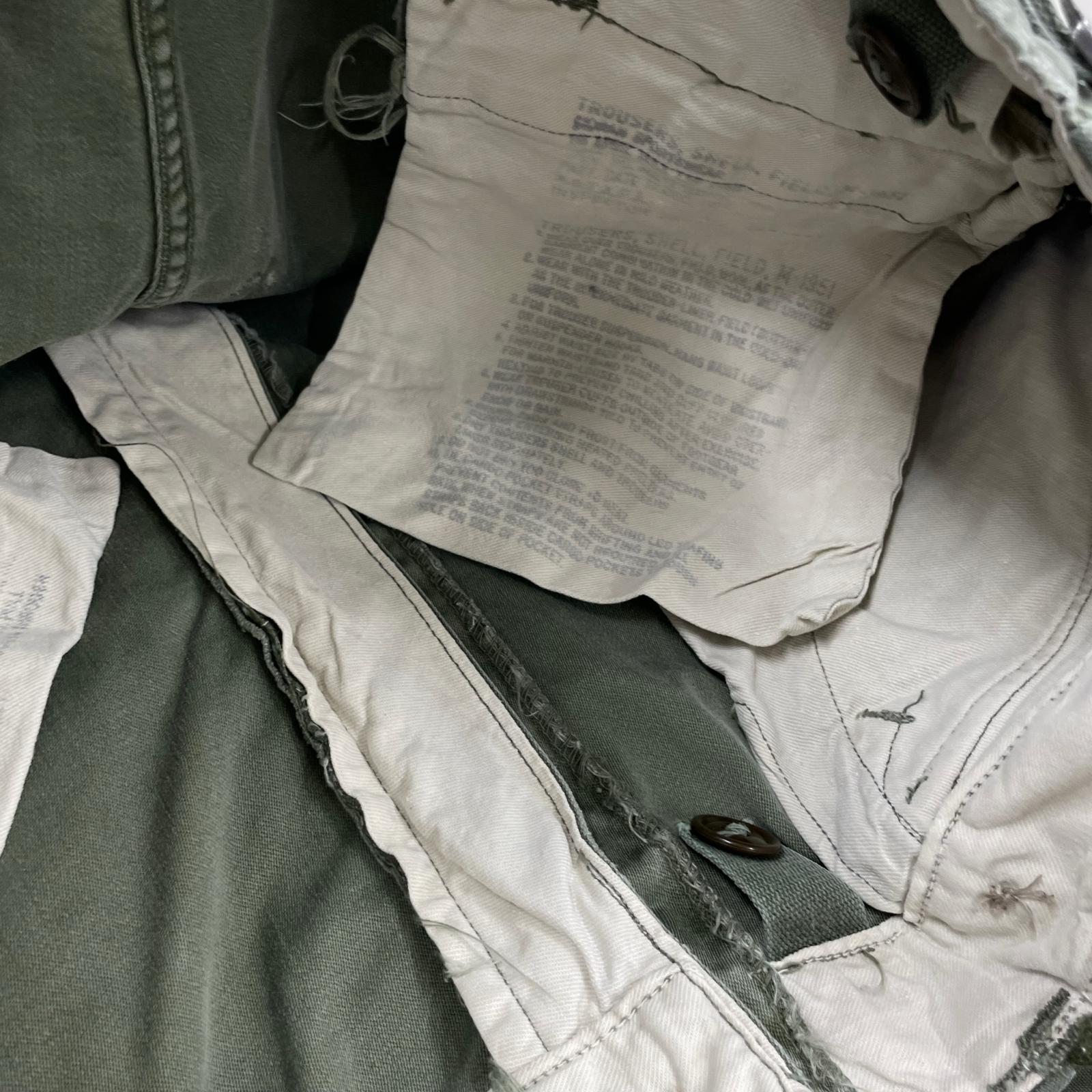 パンツ M-51 WALDES コの字ジップ Size:Medium カーキ
