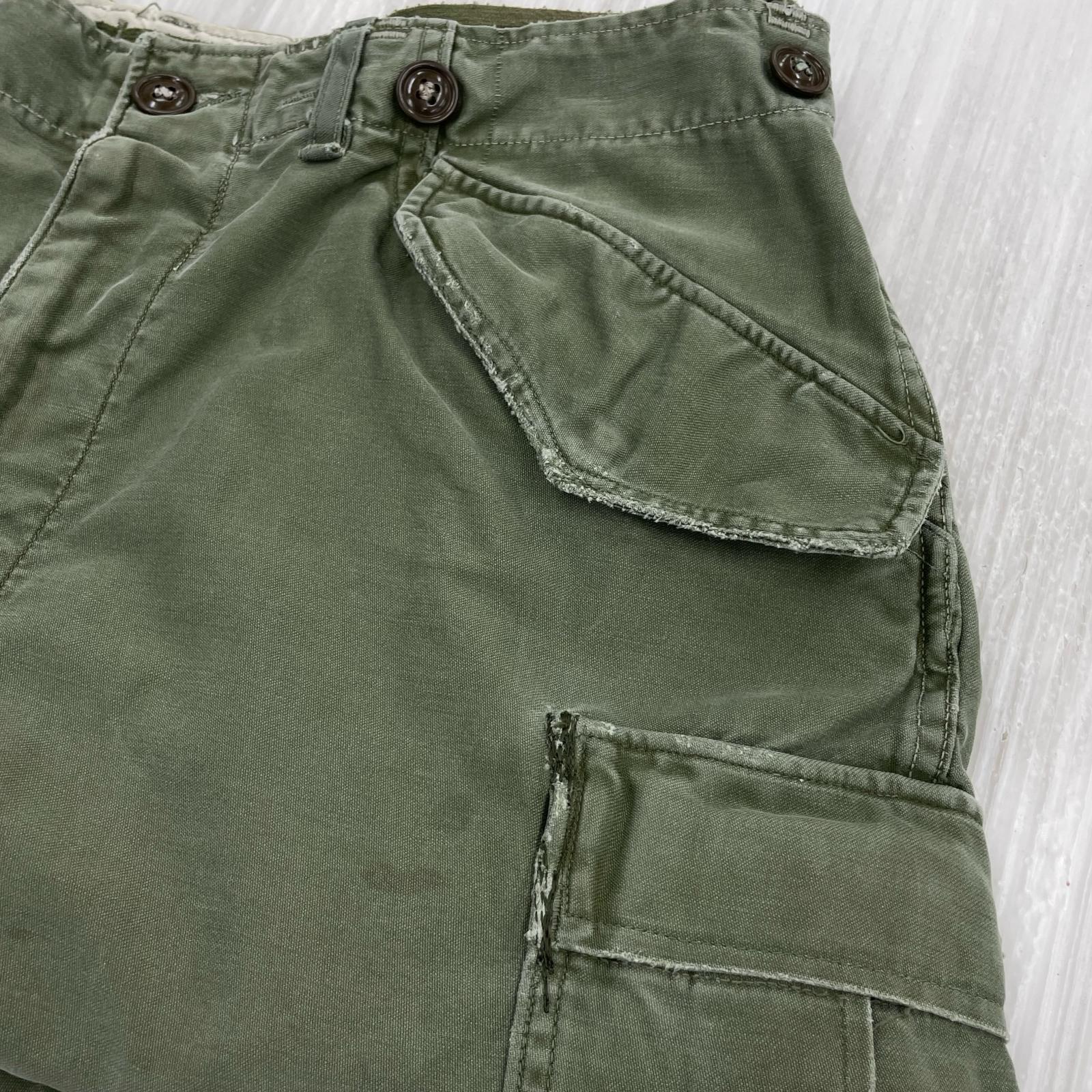 パンツ M-51 WALDES コの字ジップ Size:Medium カーキ