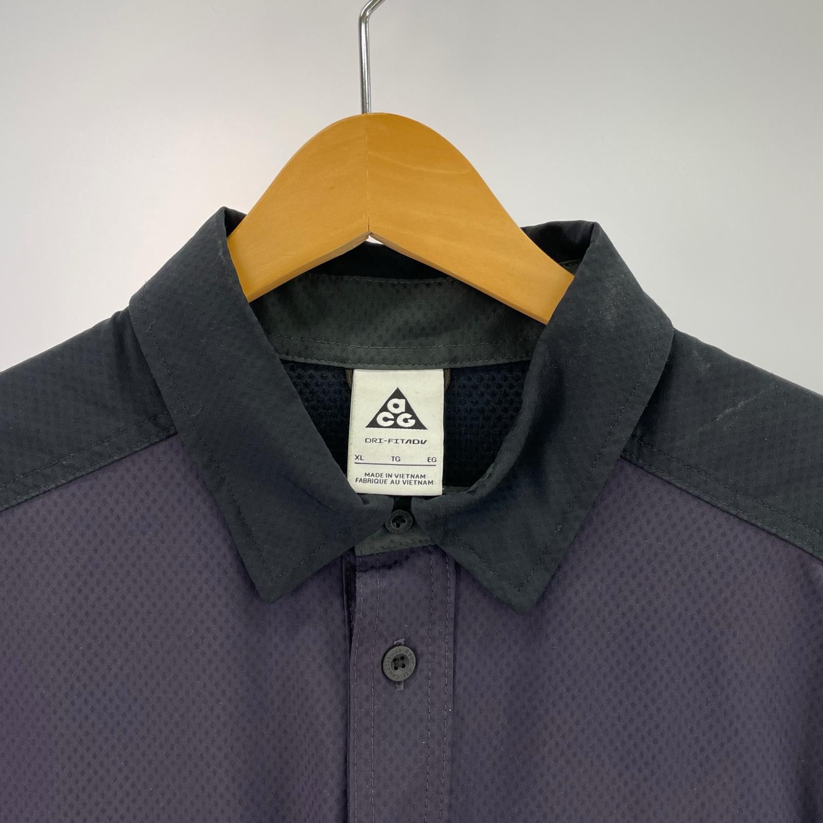 長袖シャツ ACG NRG DF UV WTCHMN L/S TOP/紺緑 LL