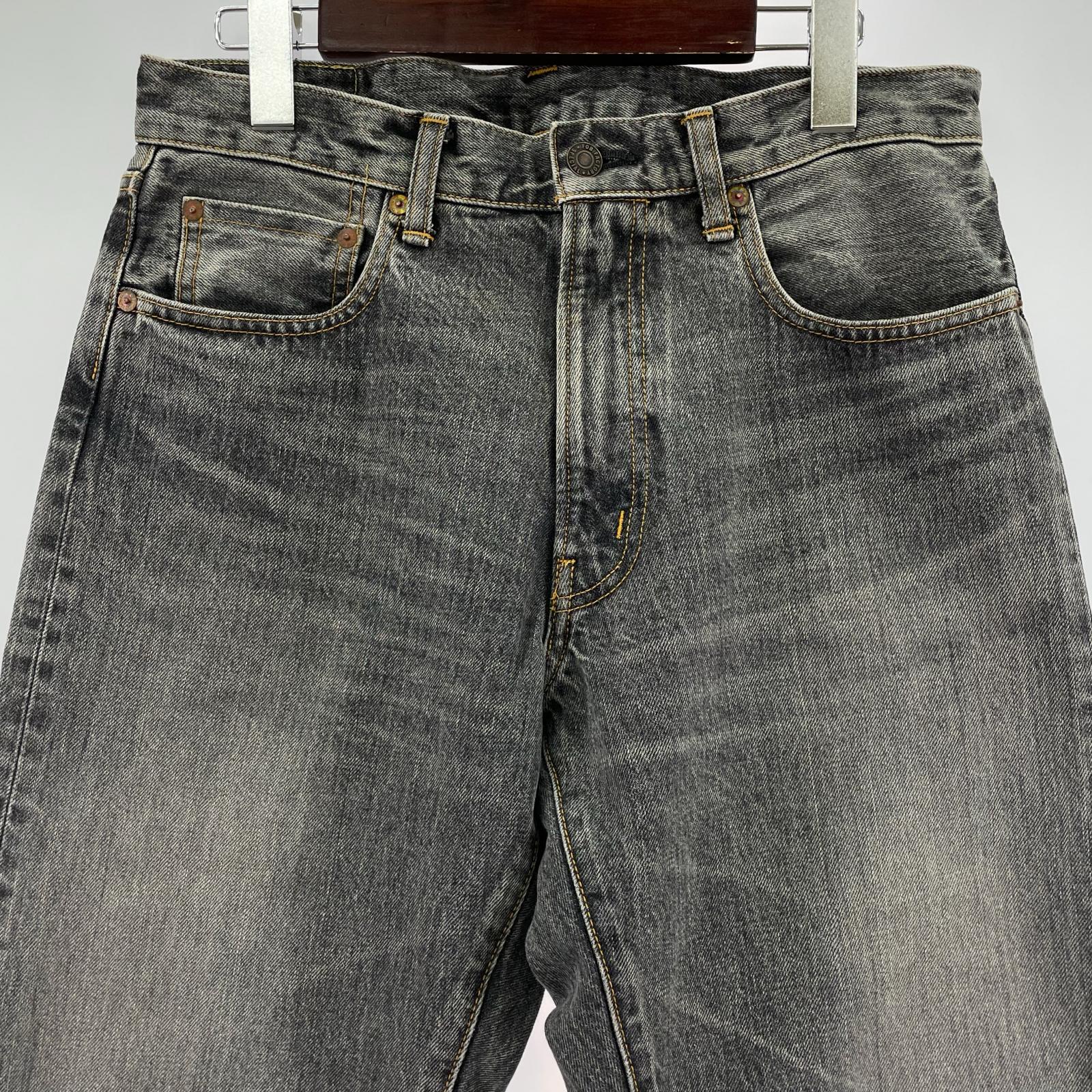 デニムパンツ FOB FACTORY F160 デニムパンツ 黒 (W32L30) 32 ブラック