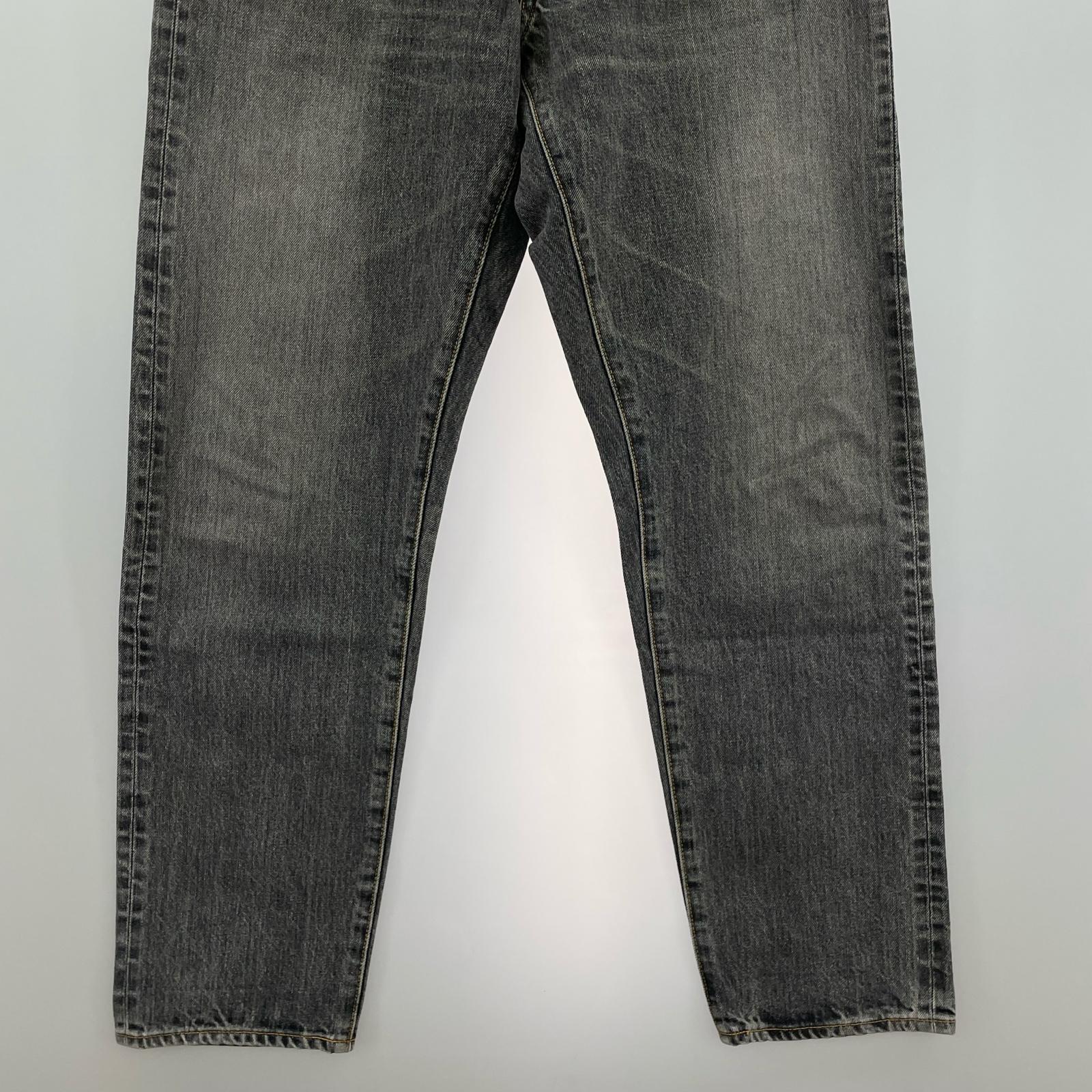 デニムパンツ FOB FACTORY F160 デニムパンツ 黒 (W32L30) 32 ブラック