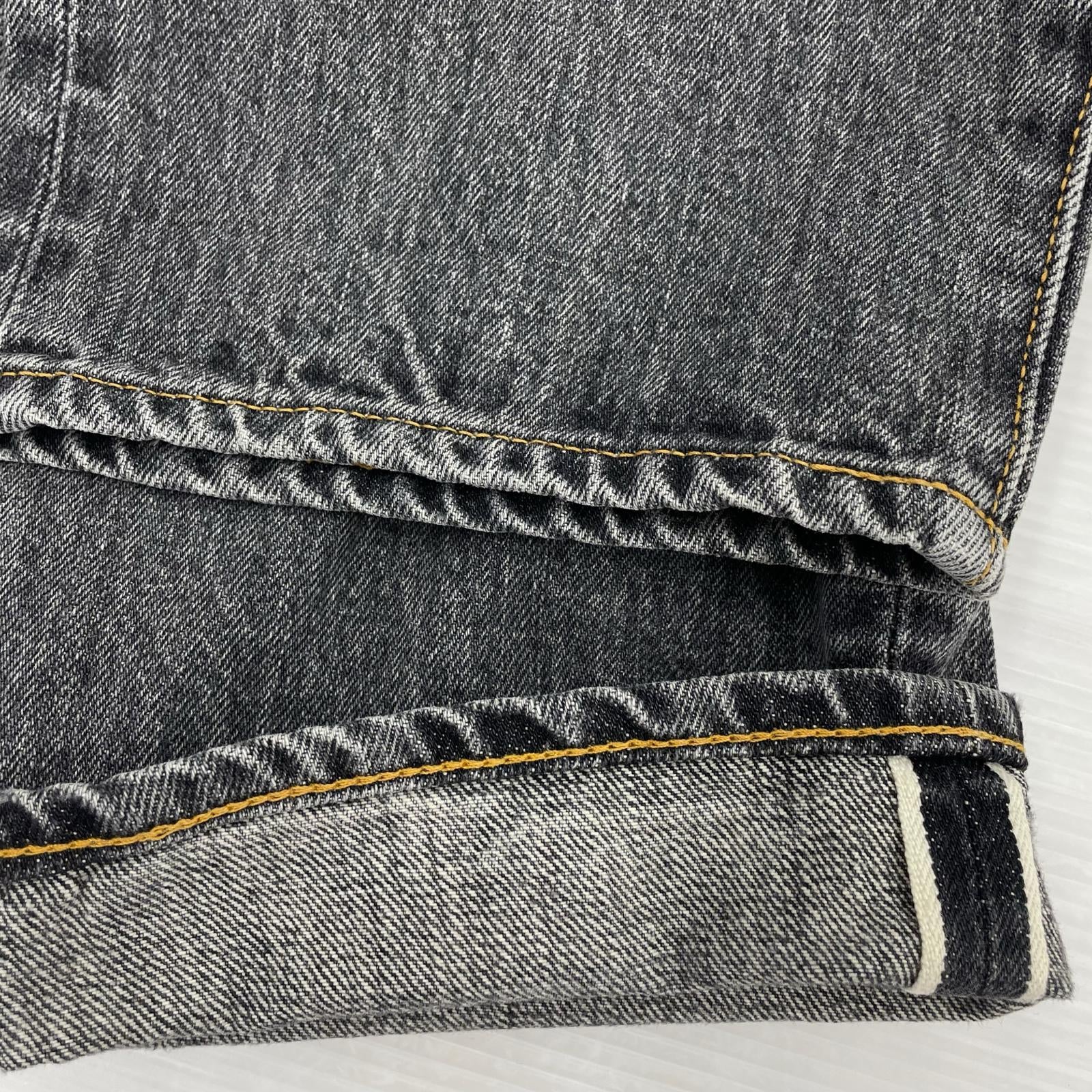 デニムパンツ FOB FACTORY F160 デニムパンツ 黒 (W32L30) 32 ブラック