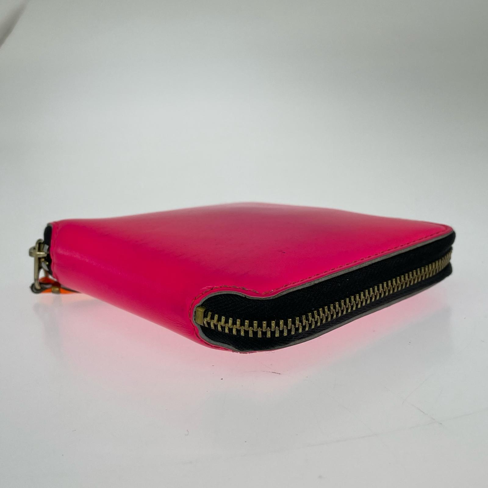 コンパクトウォレット Wallet COMME des GARCONS SUPER FLUO PNK