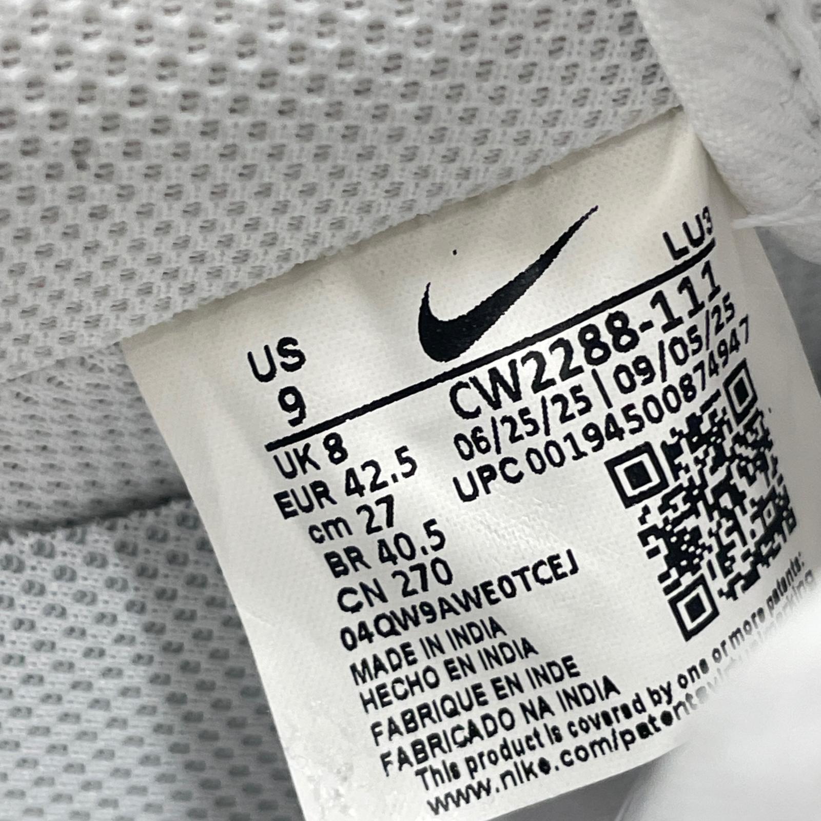 スニーカー NIKE AIR FORCE1 ’07 27cm (US9 UK8 1/2 EU44) ホワイト