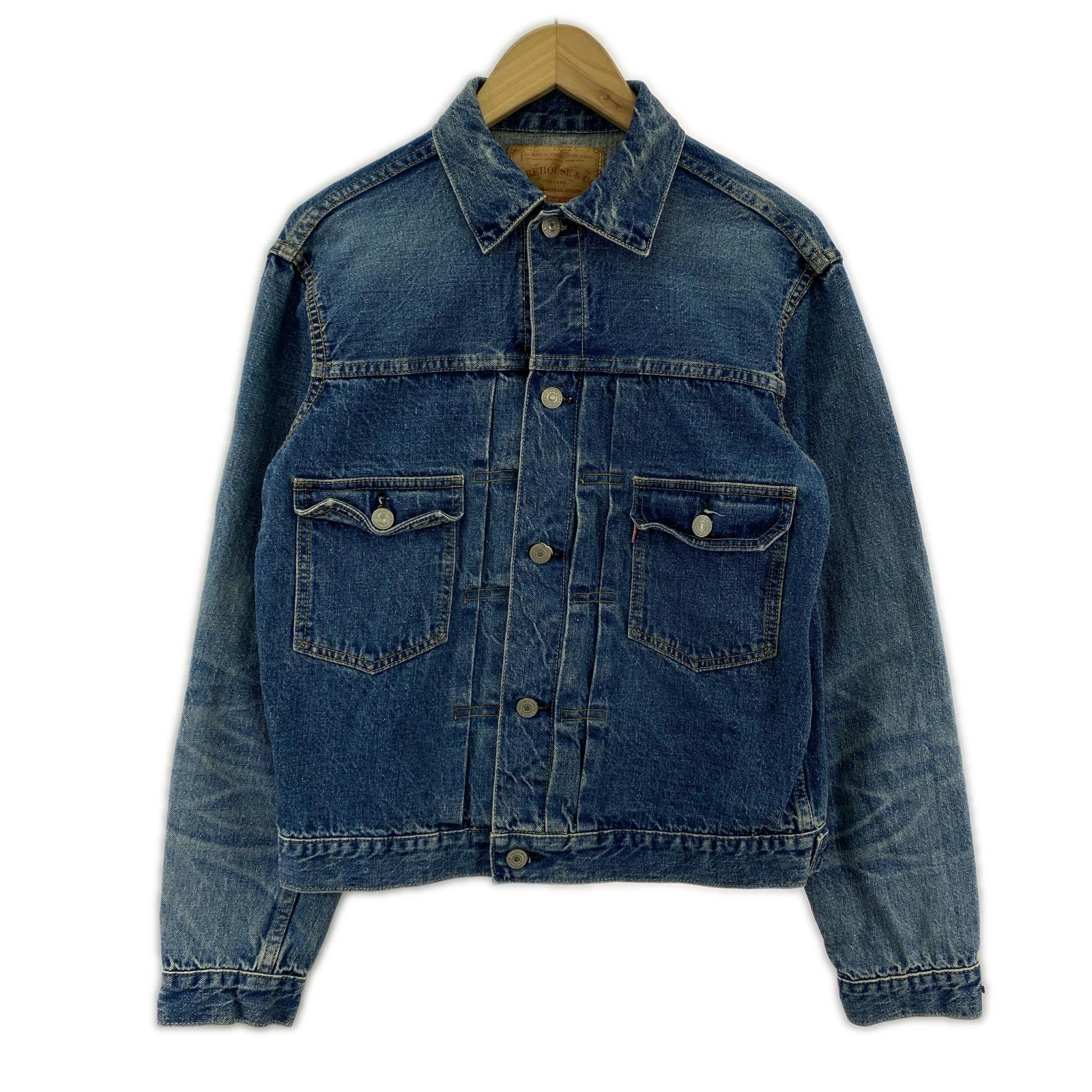 デニムジャケット lot 2002 青 38 ネイビー