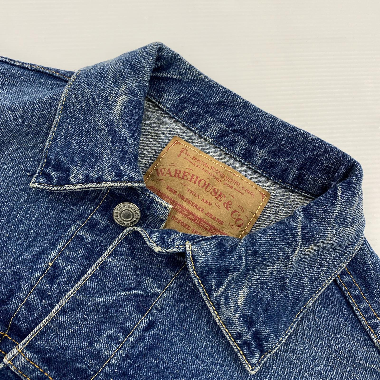 デニムジャケット lot 2002 青 38 ネイビー